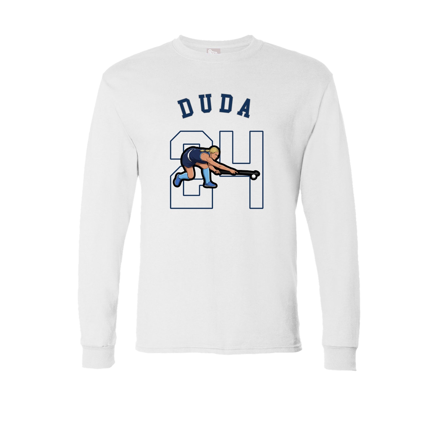 Long Sleeve Tee — Shirsey Arch in White