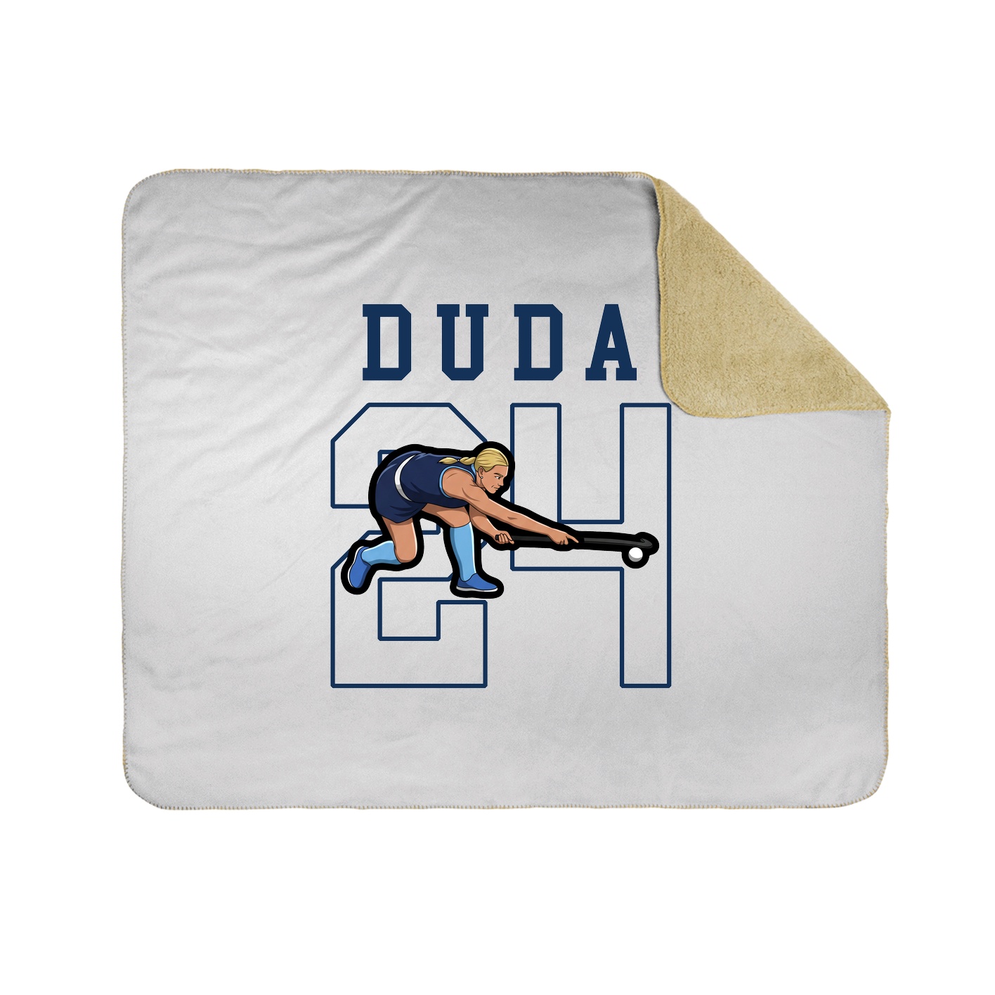 Throw Blanket — Shirsey in White