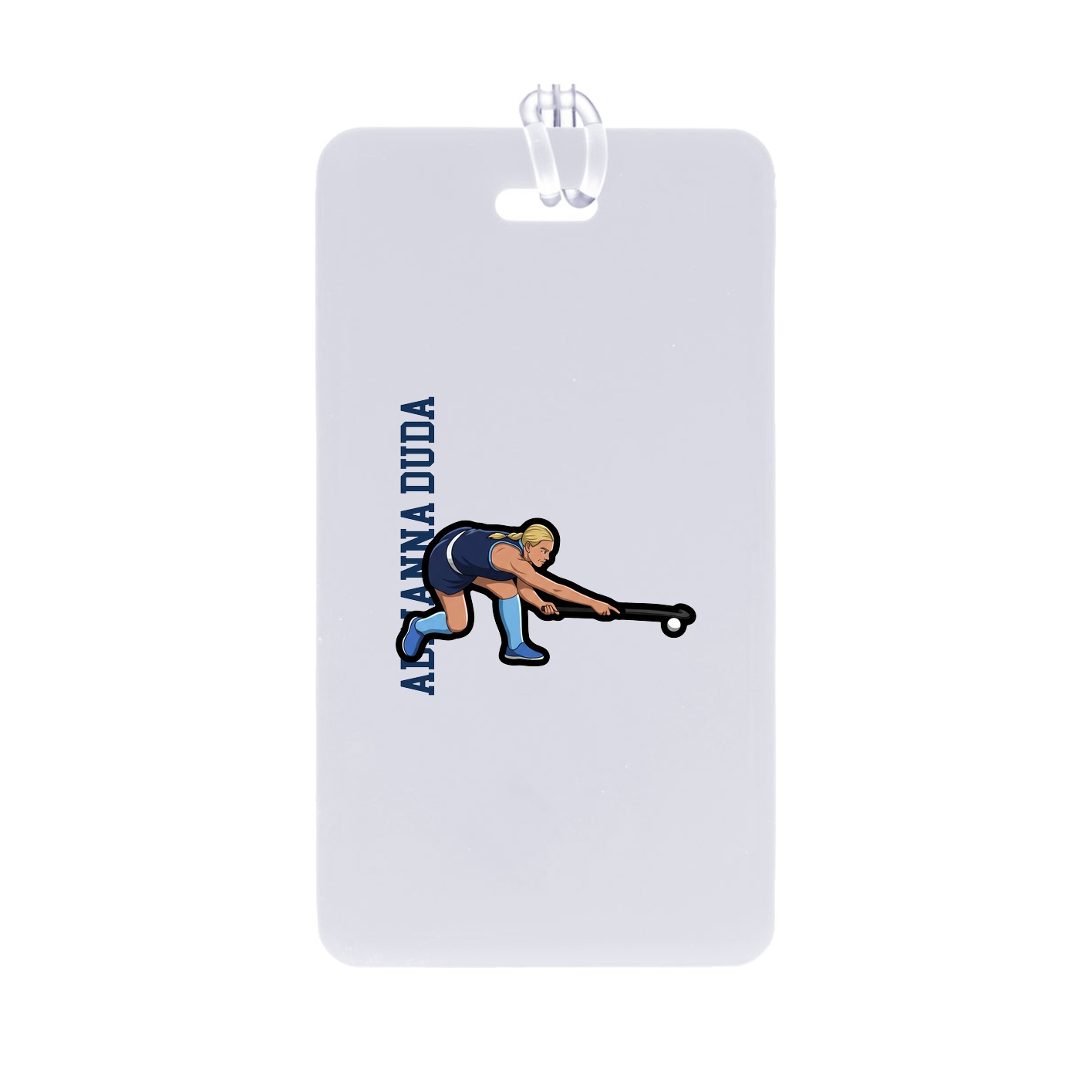 Bag Tag — Name Vertical in Classic