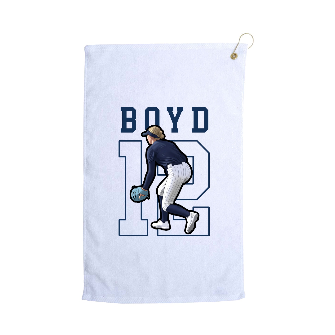 Golf Towel — Shirsey in White