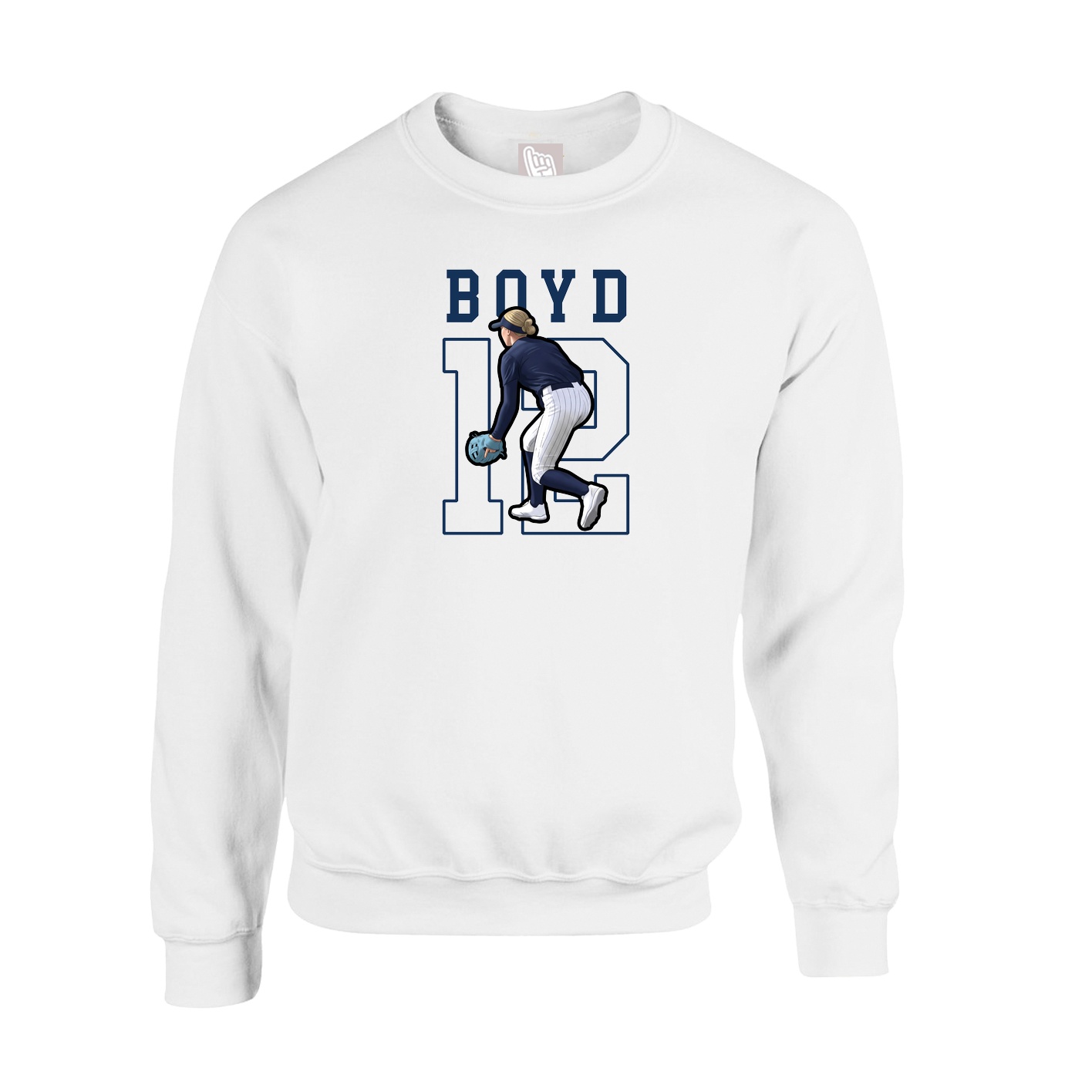 Fleece Crew — Shirsey in White