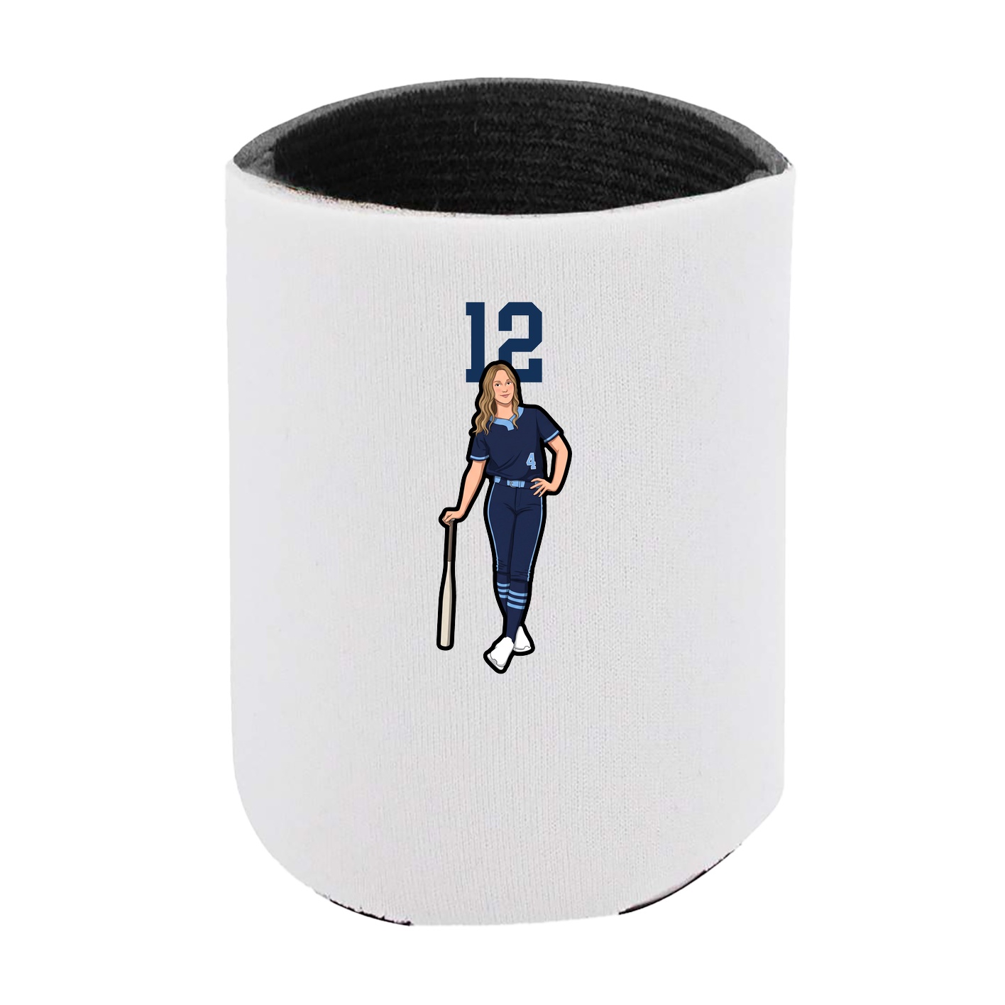 Can Holder — Number Top in White