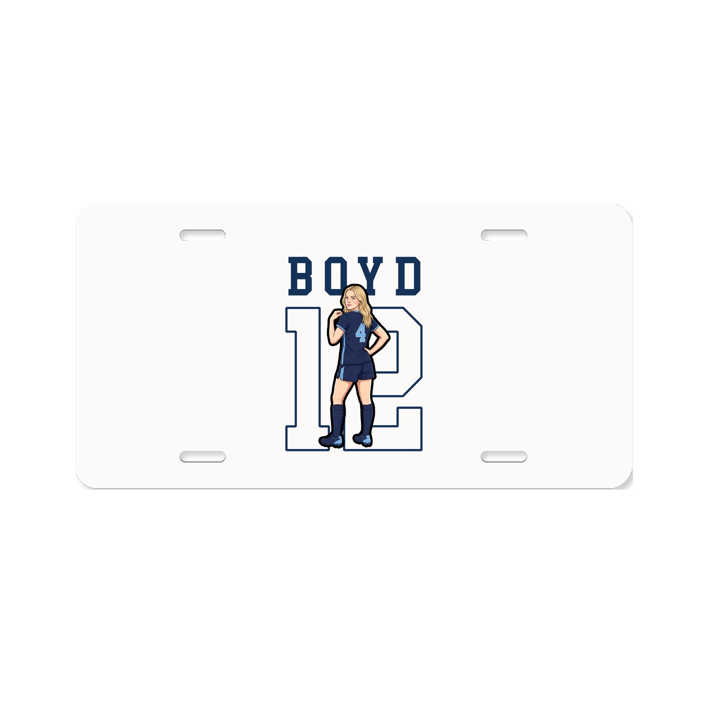 License Plate — Shirsey in Classic