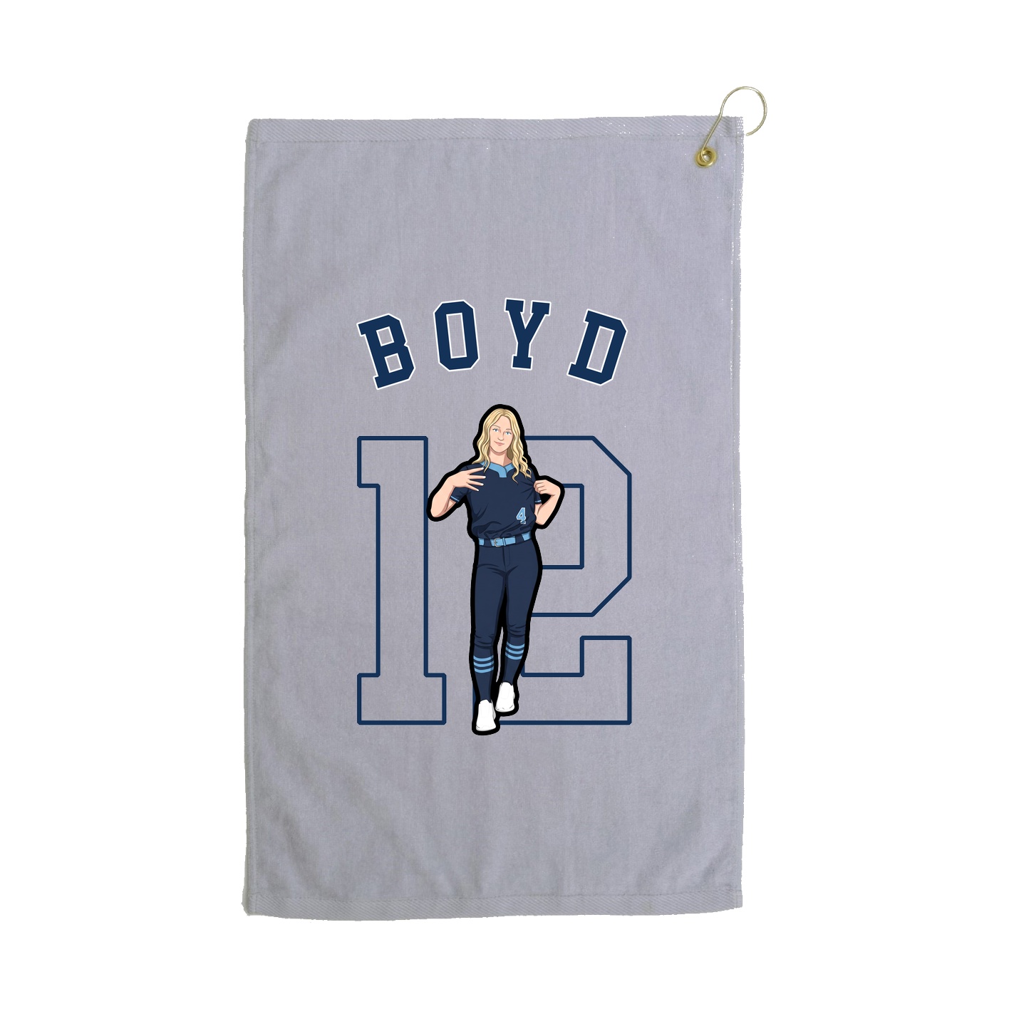 Golf Towel — Shirsey Arch in Grey