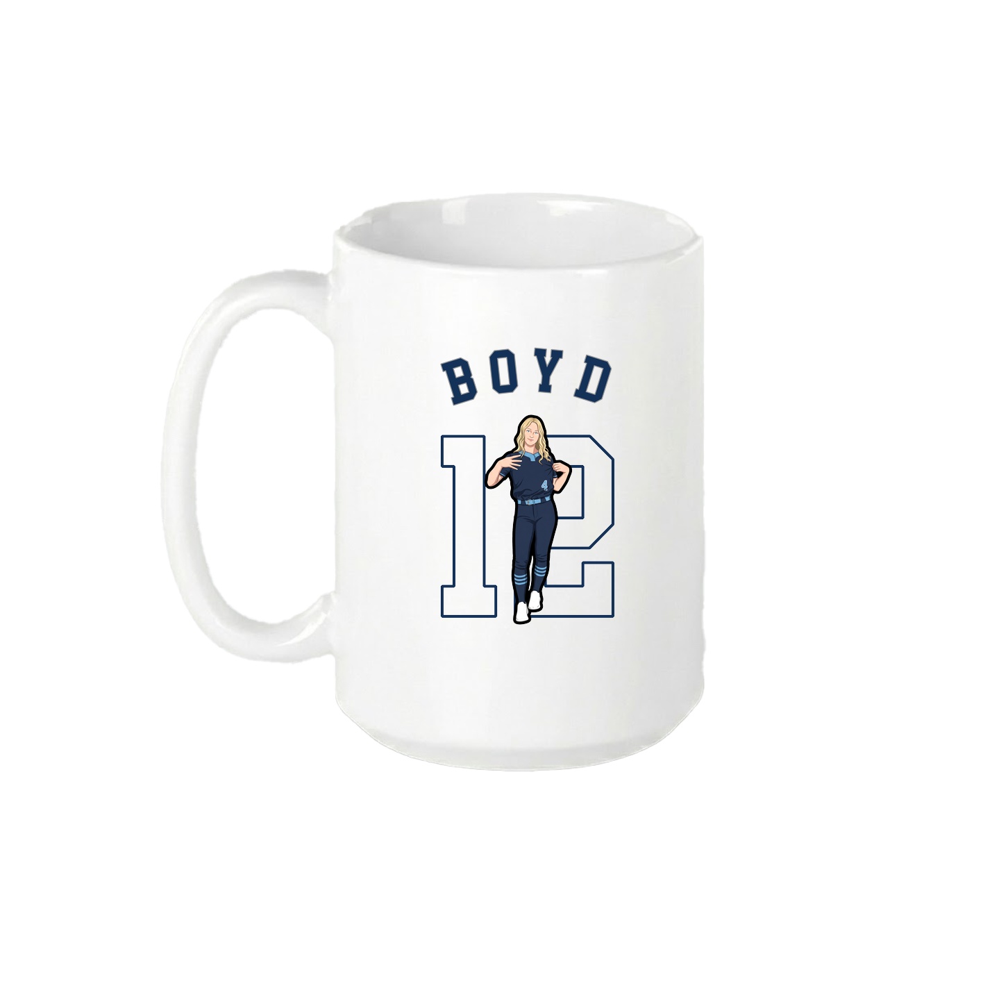 15oz Coffee Mug — Shirsey Arch in White