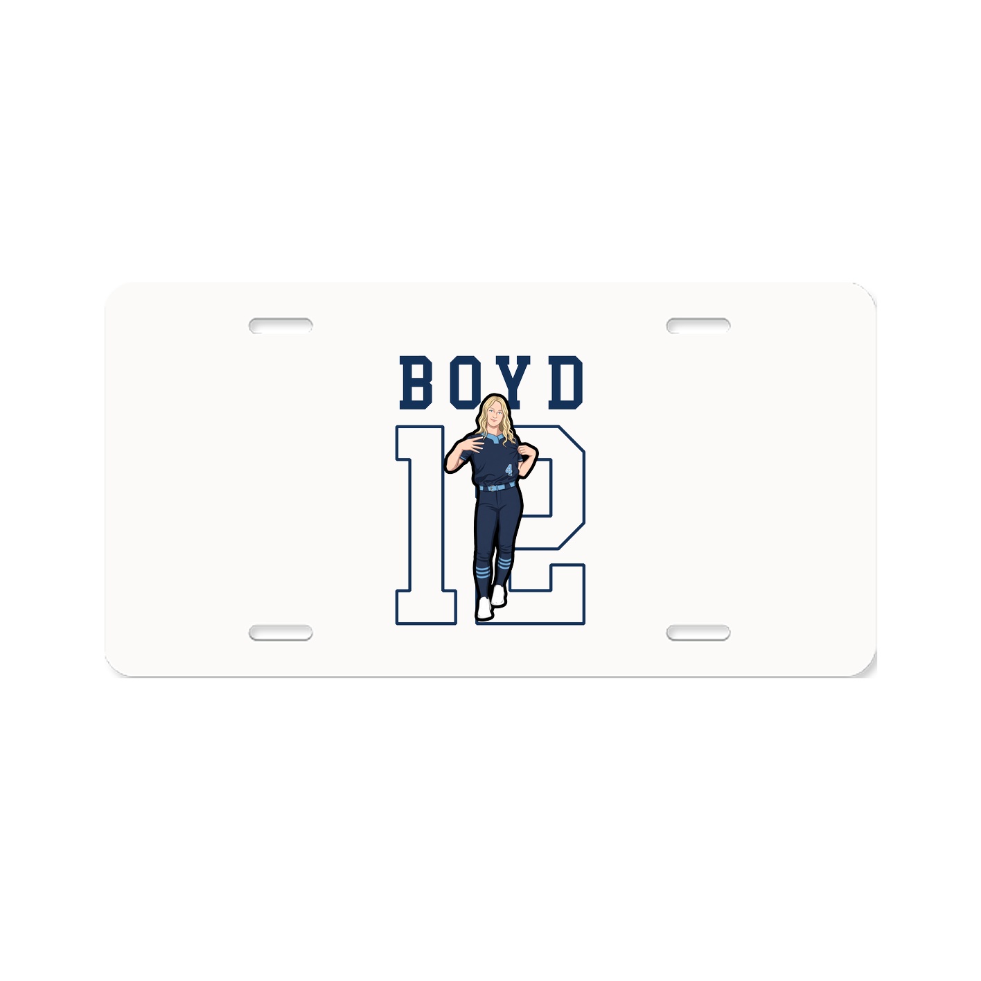 License Plate — Shirsey in Classic