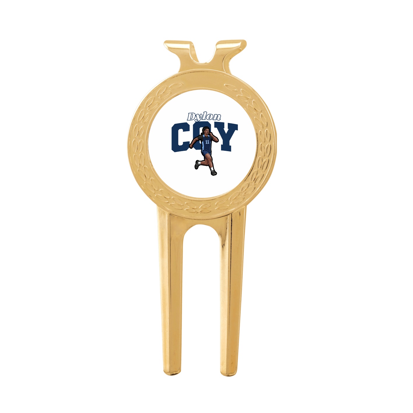 Divot Tool with Ball Marker — Name Arch in Classic