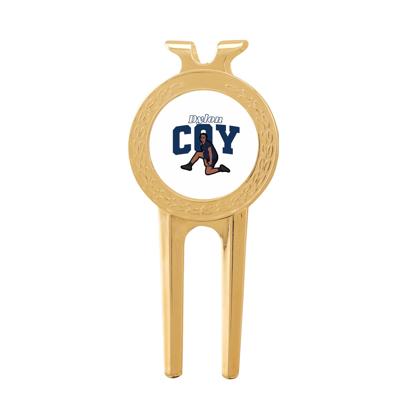 Divot Tool with Ball Marker — Name Arch in Classic