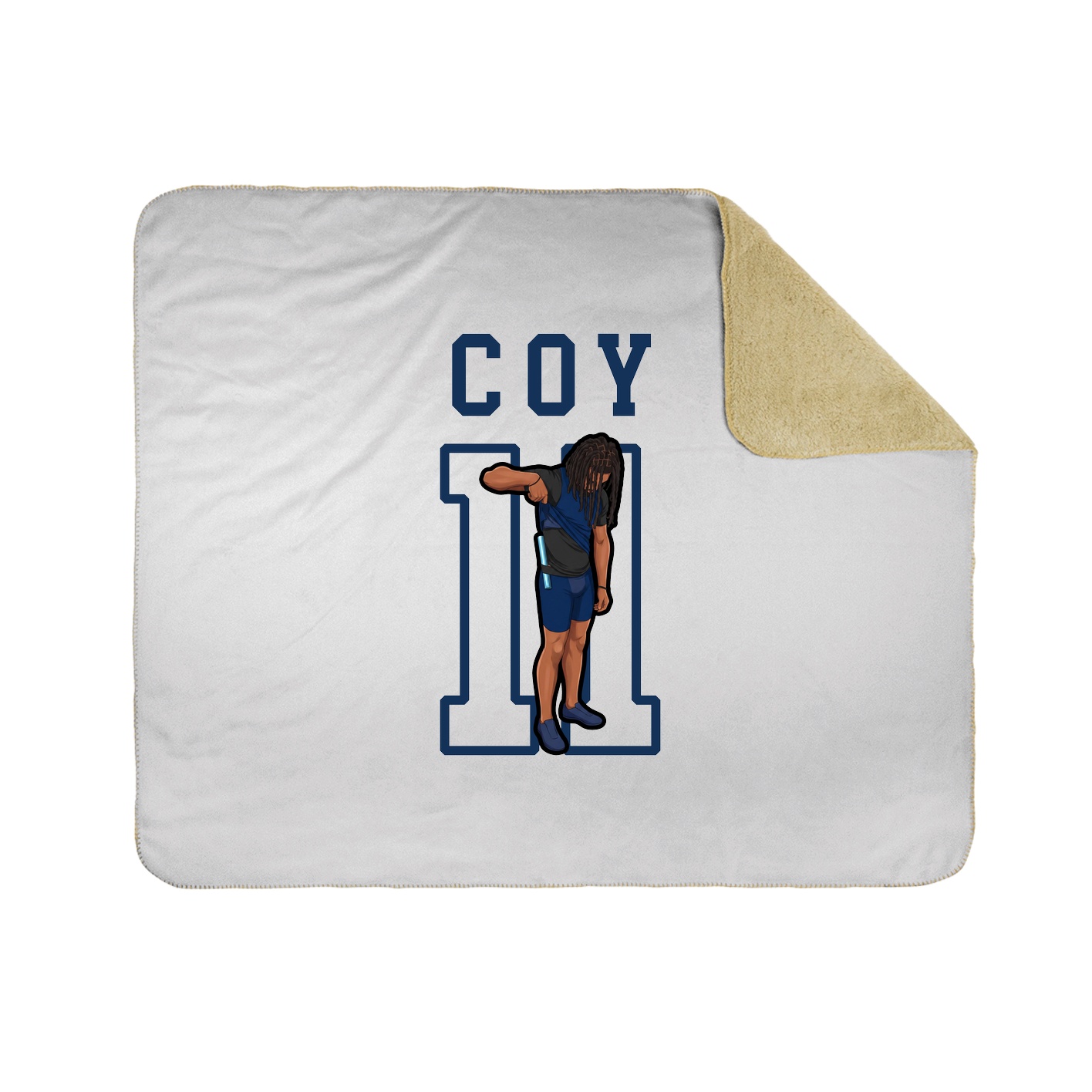 Throw Blanket — Shirsey in White