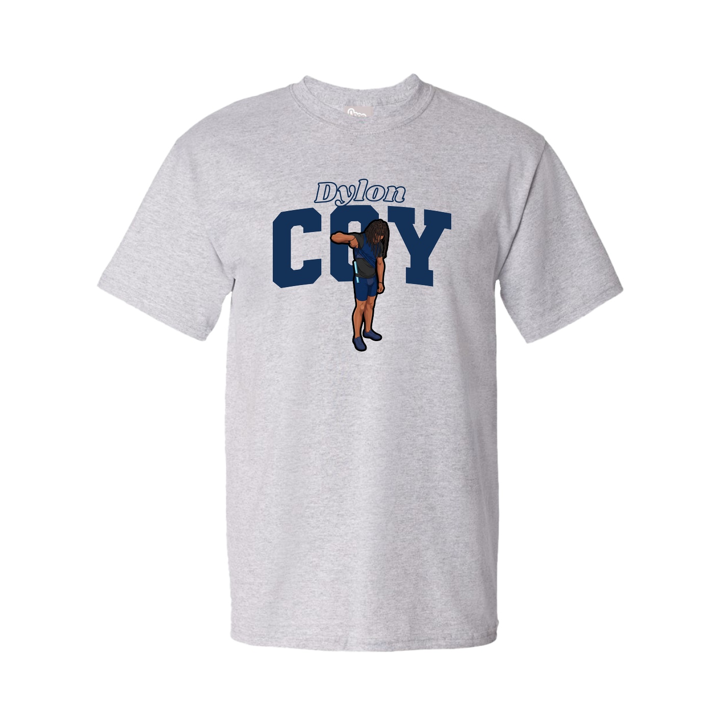 Tee — Name Arch in Grey
