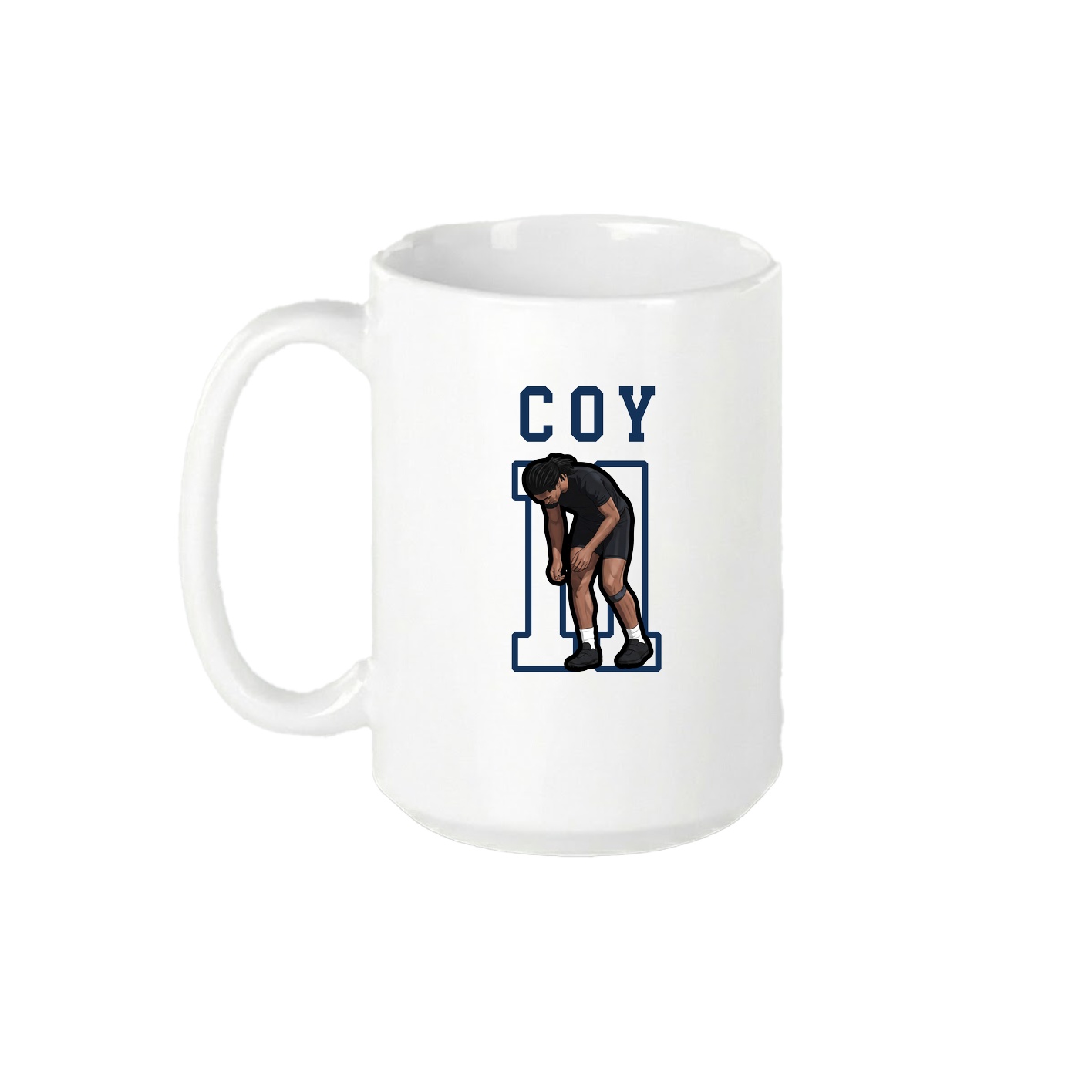 15oz Coffee Mug — Shirsey in White