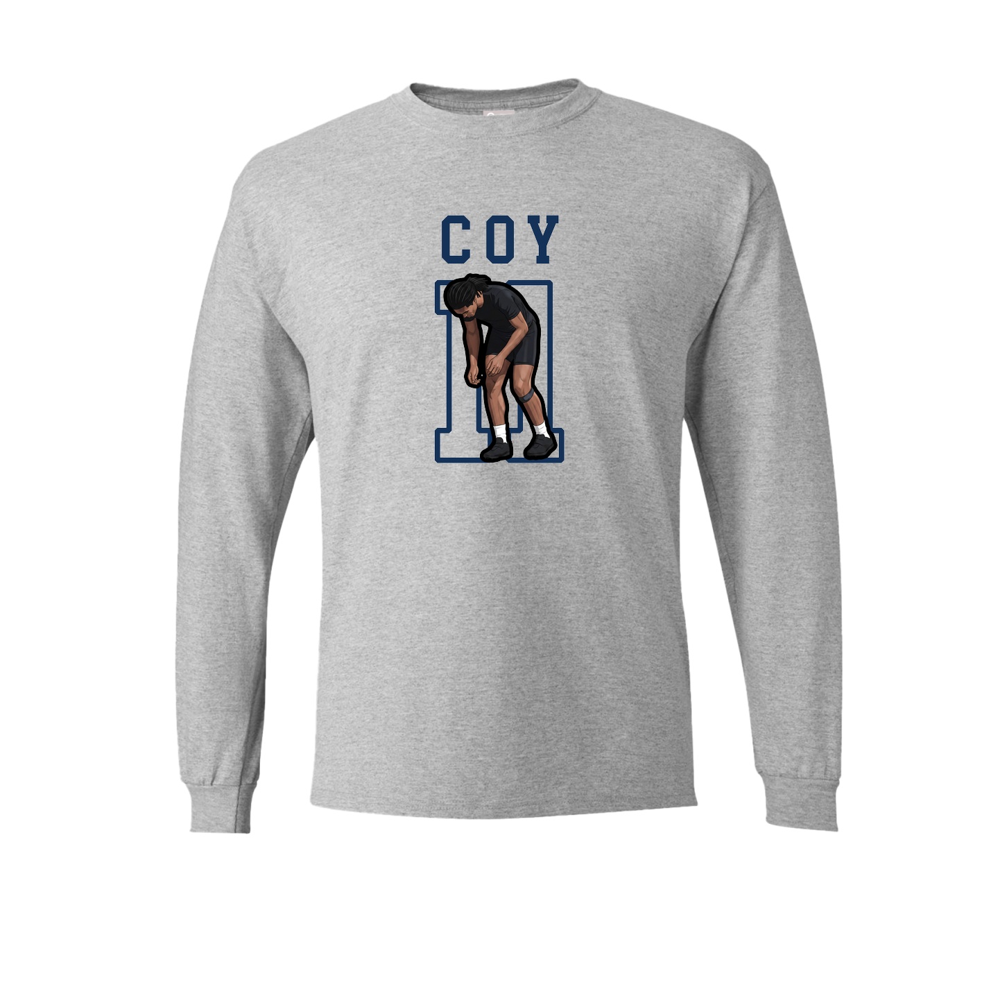 Long Sleeve Tee — Shirsey in Grey