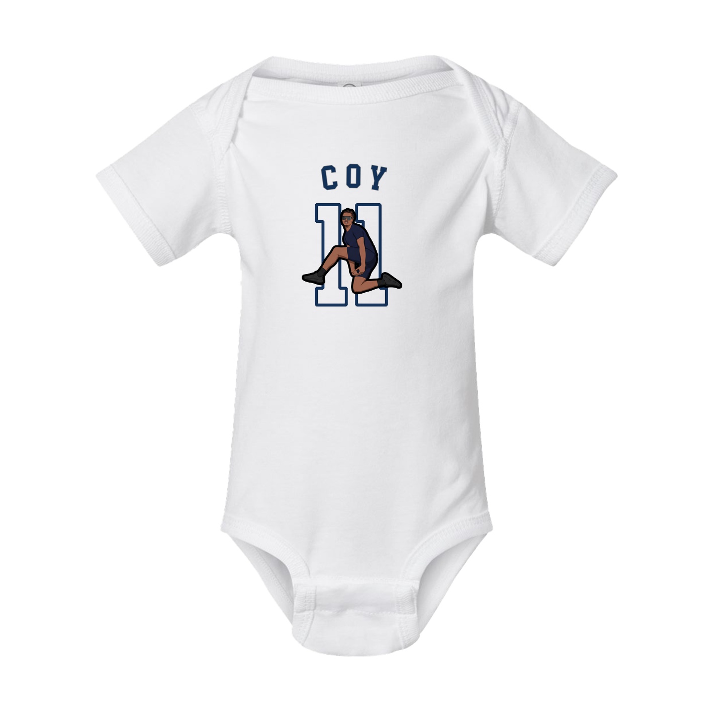 Baby Onesie — Shirsey Arch in White