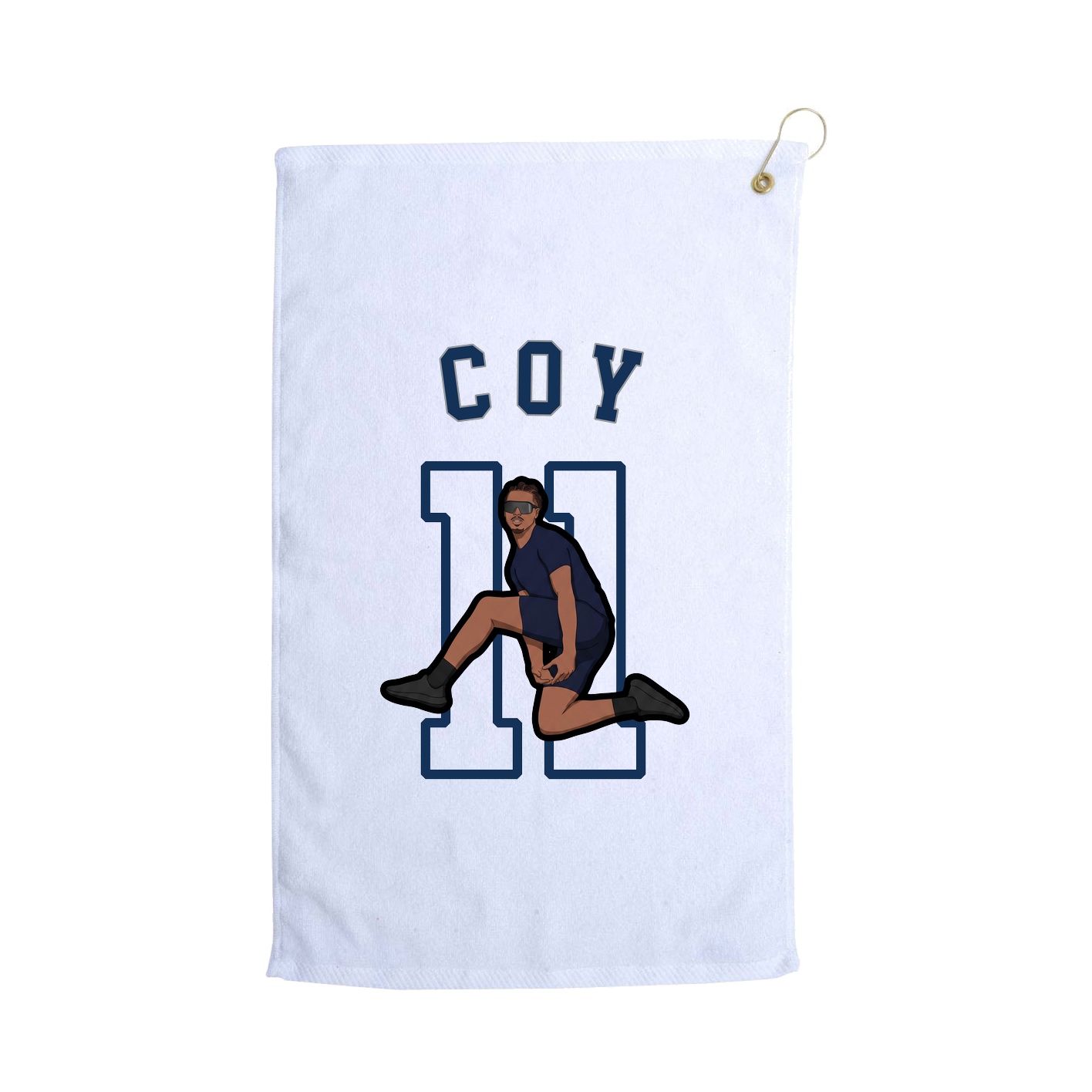 Golf Towel — Shirsey Arch in White