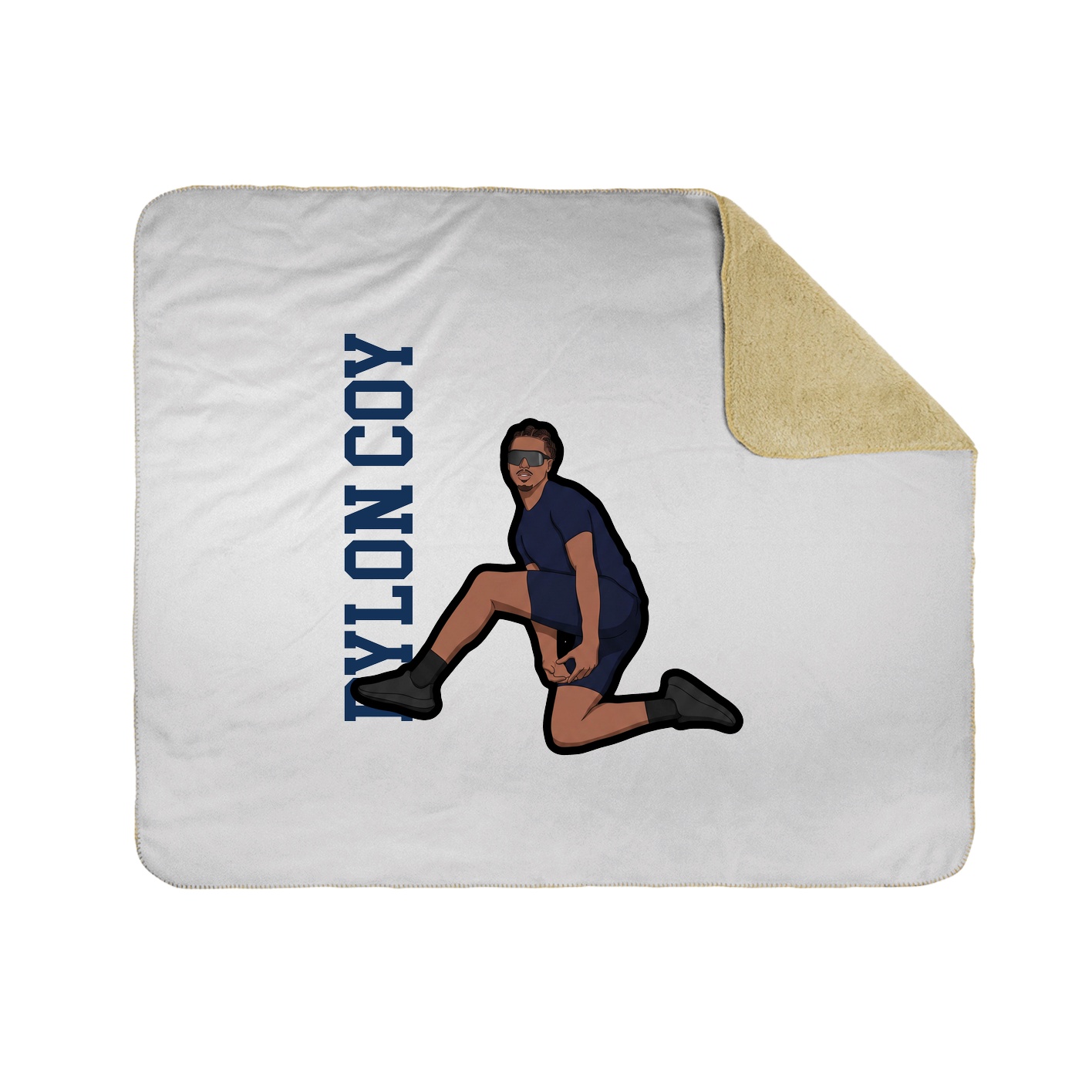 50x60 Sherpa Lined Throw Blanket