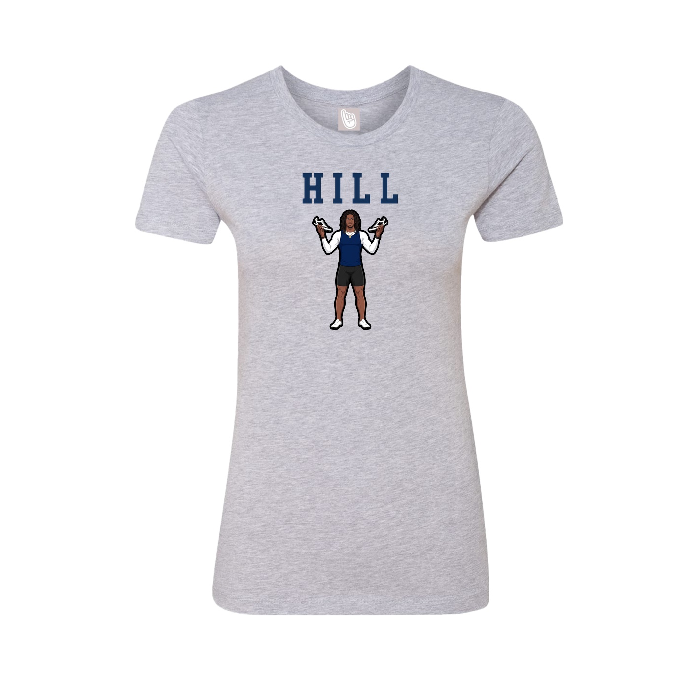 Fitted Women's Tee — Shirsey in Grey