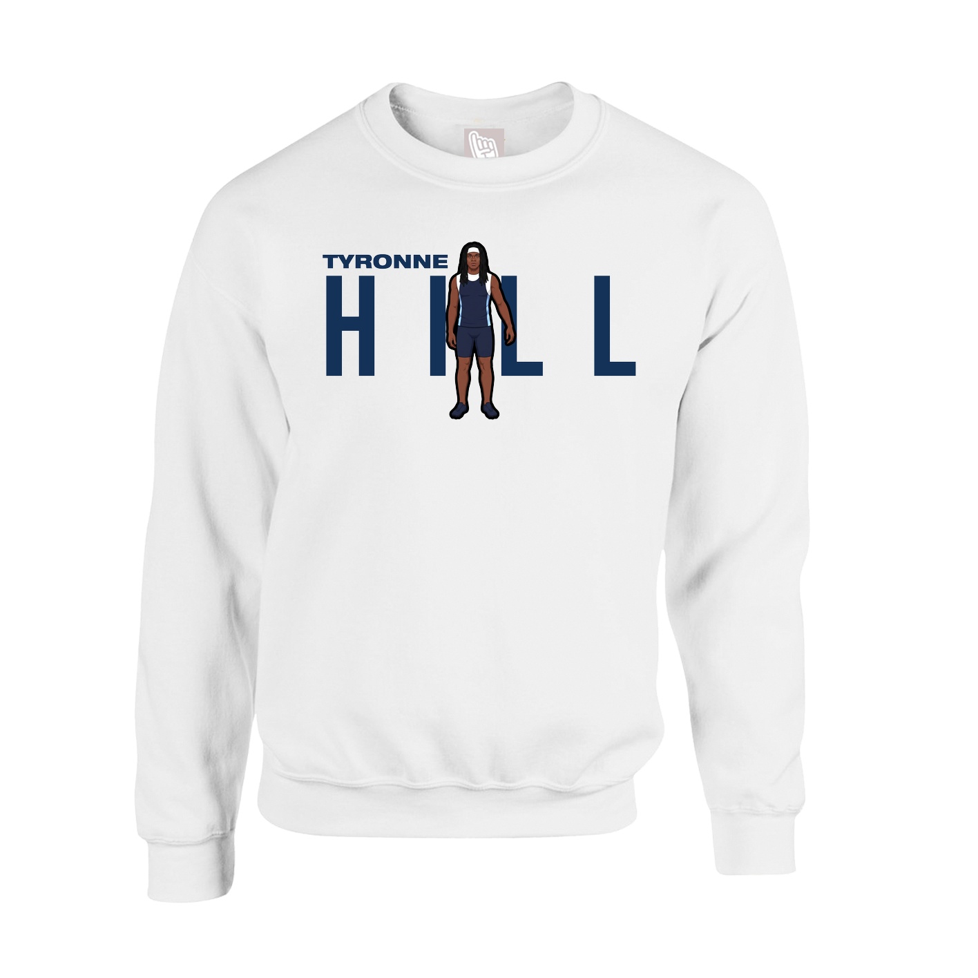 Fleece Crew — Player Name in White