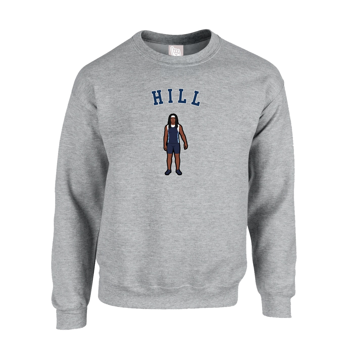 Fleece Crew — Shirsey Arch in Grey