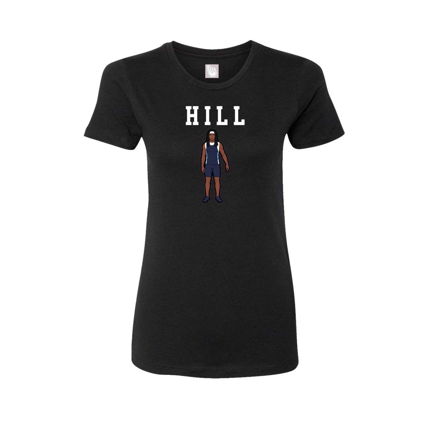 Fitted Women's Tee — Shirsey in Black