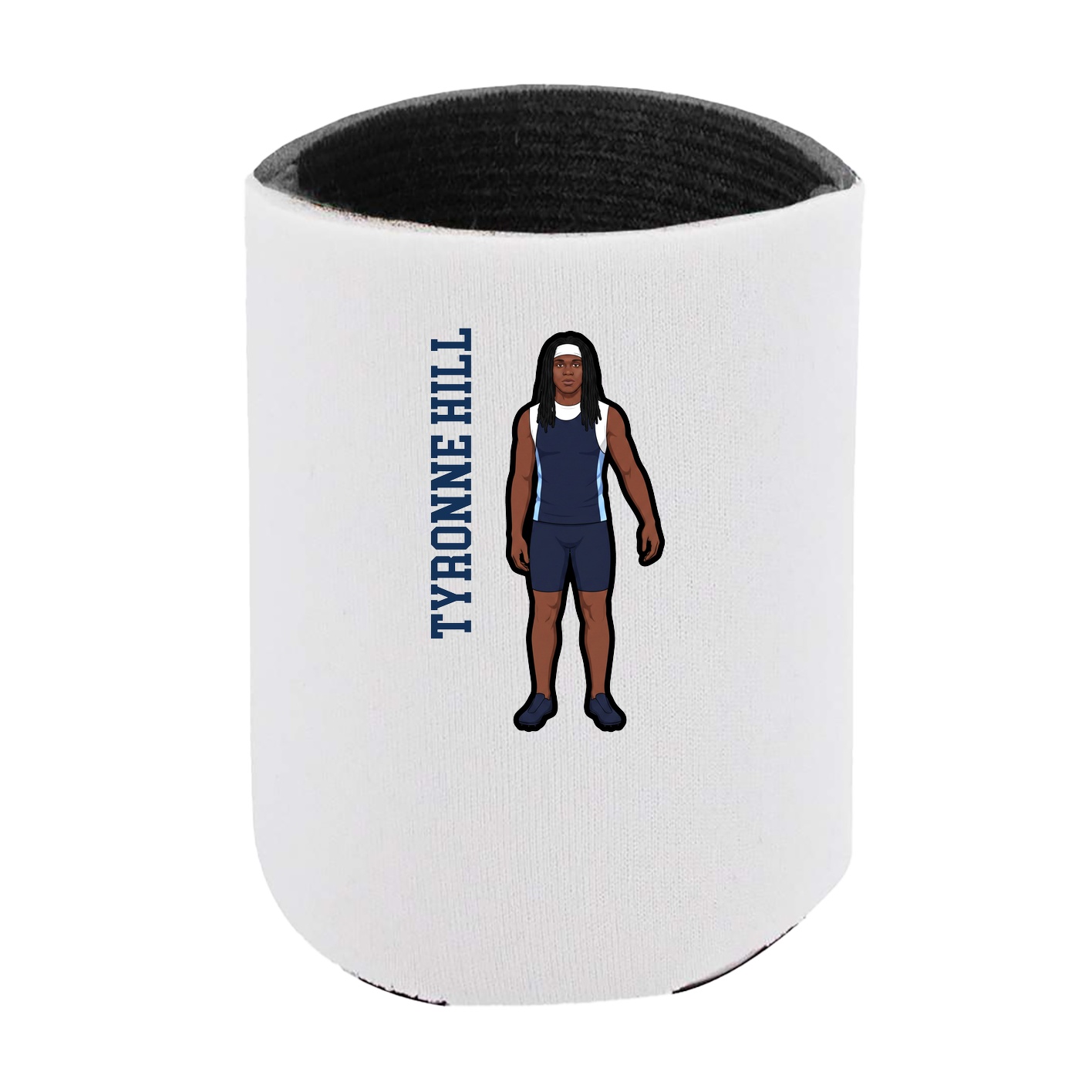 Can Holder — Name Vertical in White