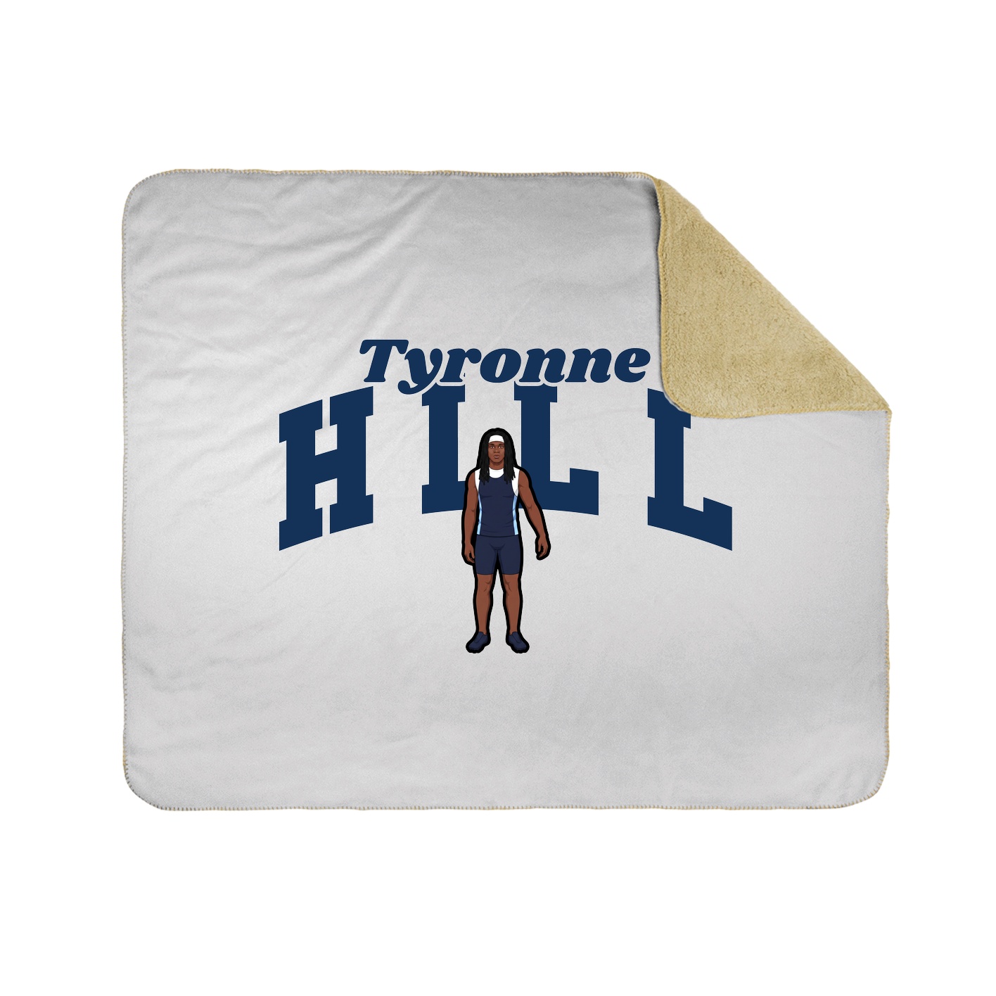 Throw Blanket — Signature Arch in White