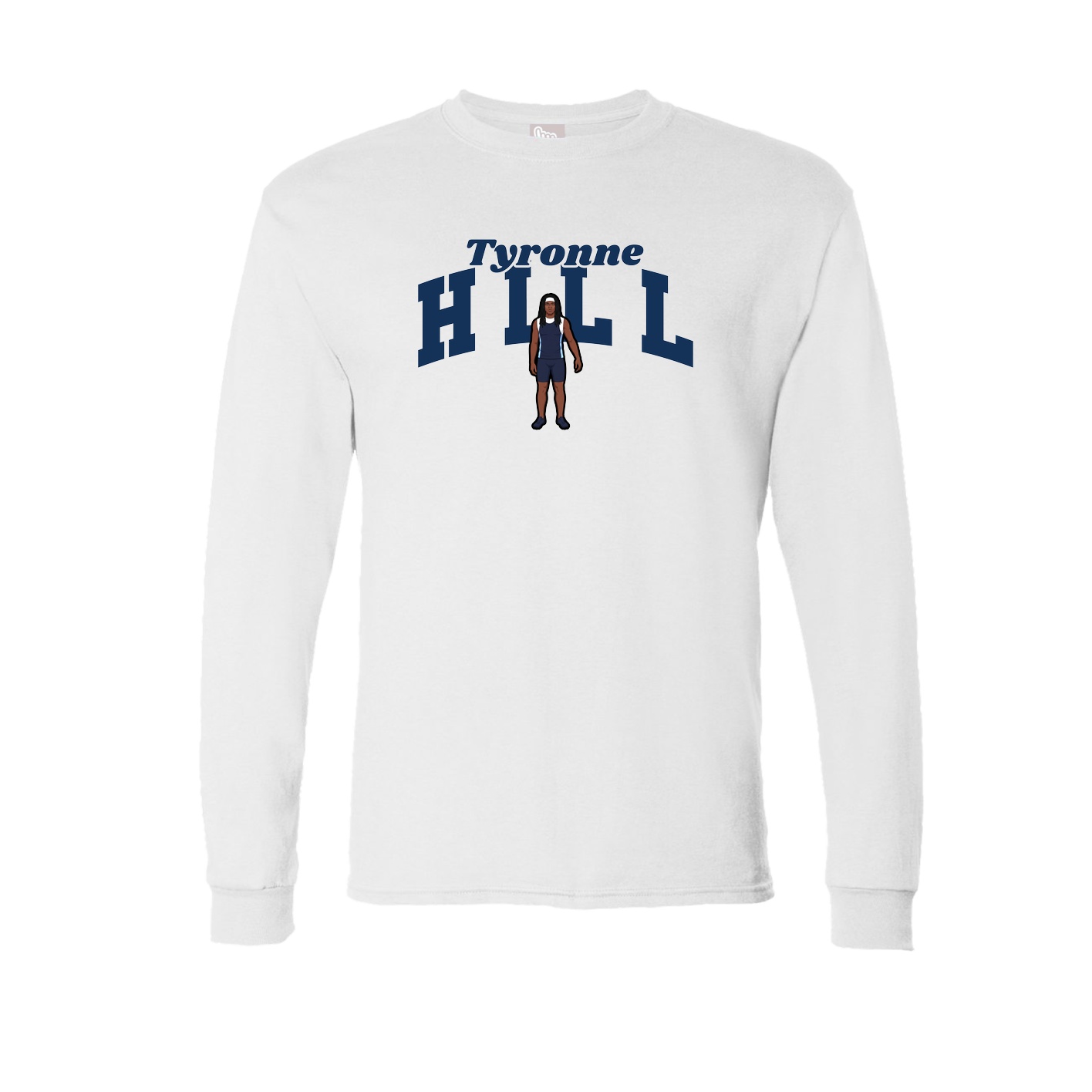 Long Sleeve Tee — Signature Arch in White