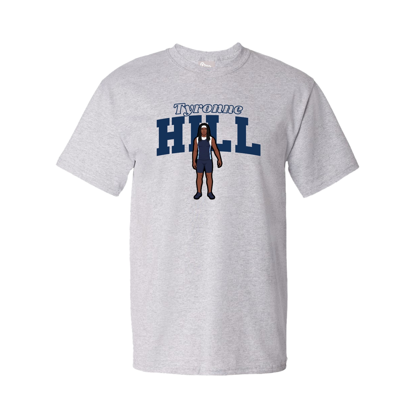 Tee — Name Arch in Grey