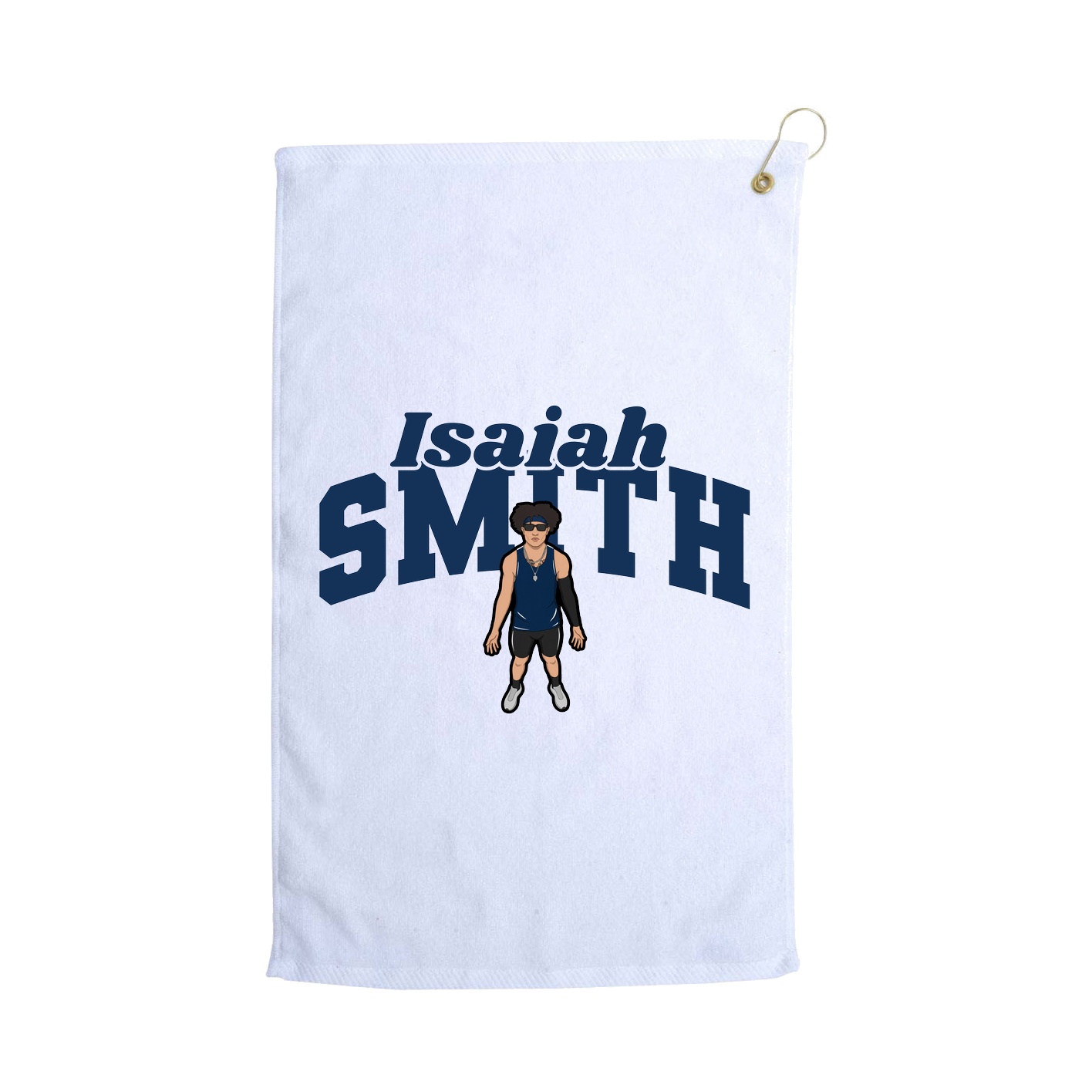 Golf Towel — Signature Arch in White