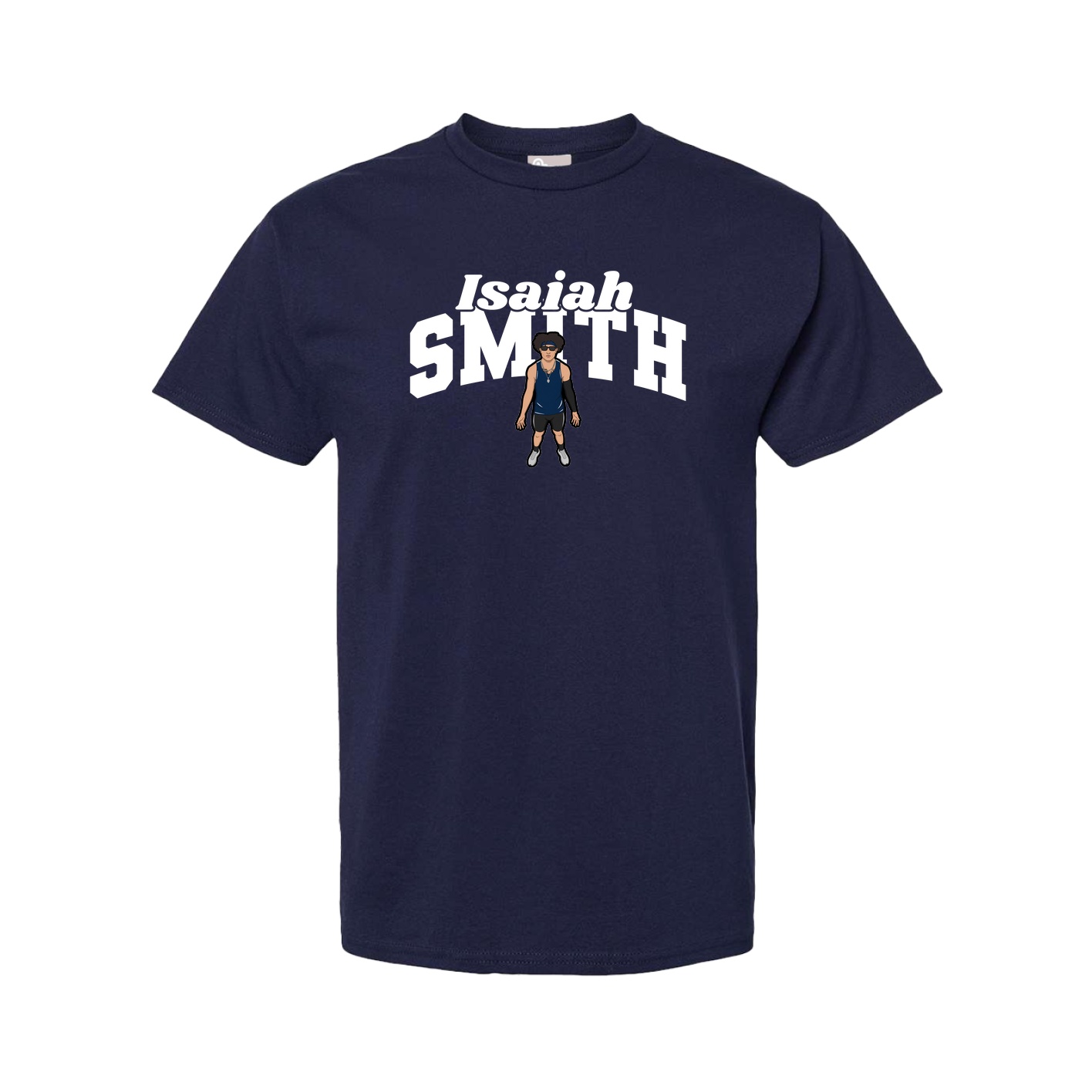 Youth Tee — Signature Arch in Navy