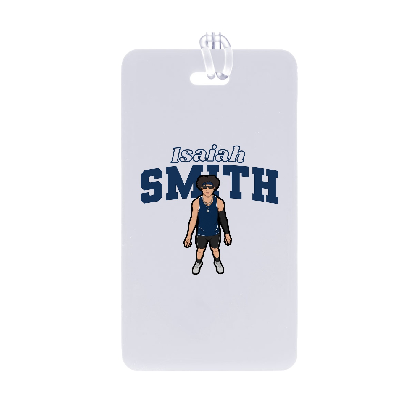 Bag Tag — Name Arch in Classic