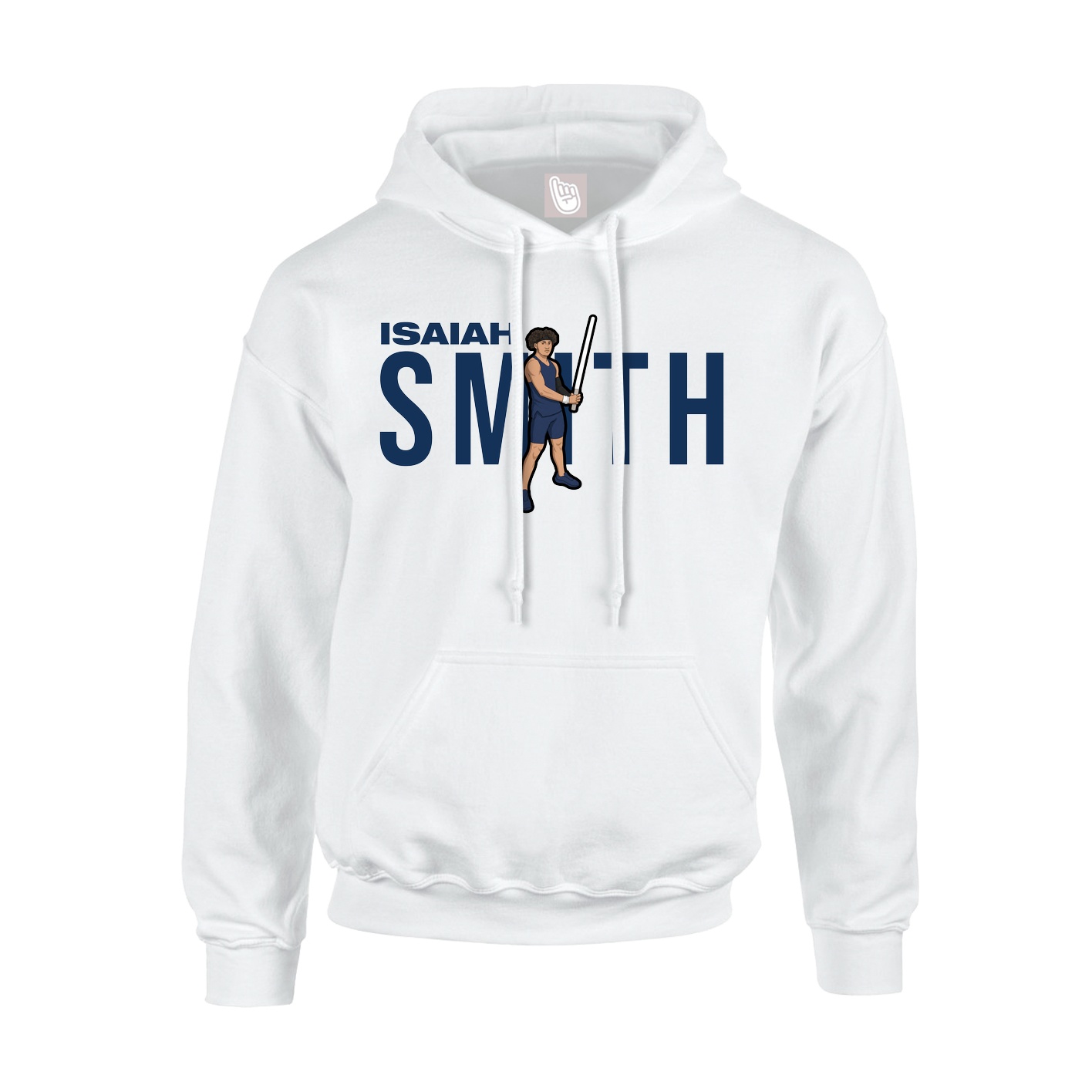 Hoodie — Player Name in White