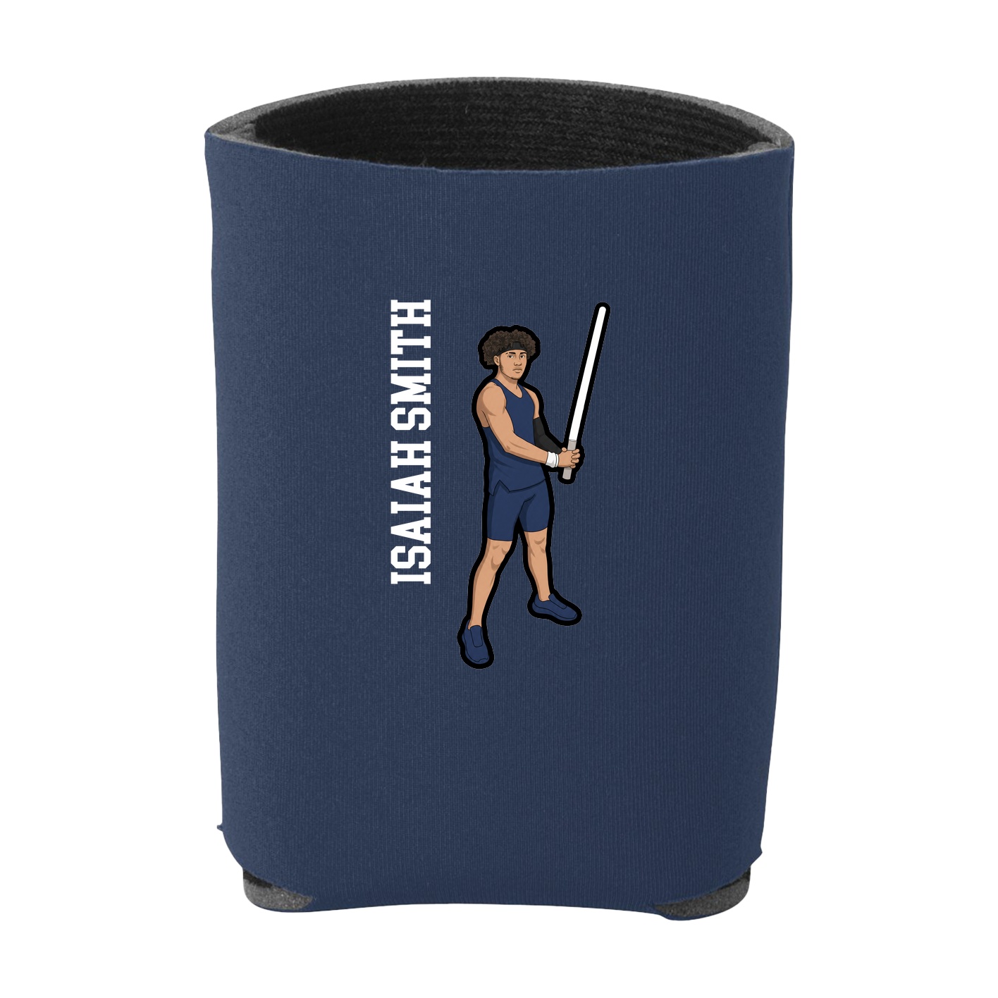 Can Holder — Name Vertical in Navy