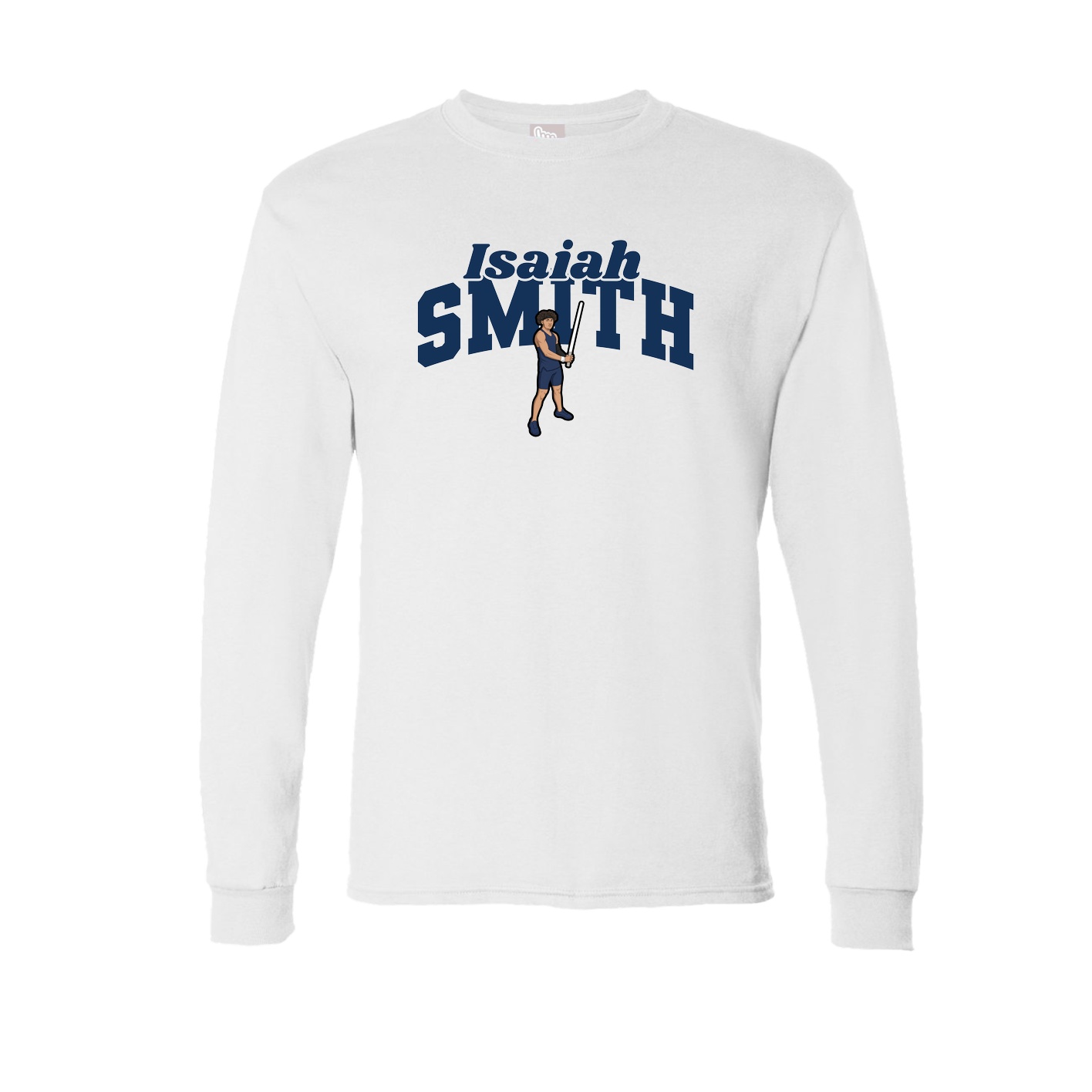 Long Sleeve Tee — Signature Arch in White