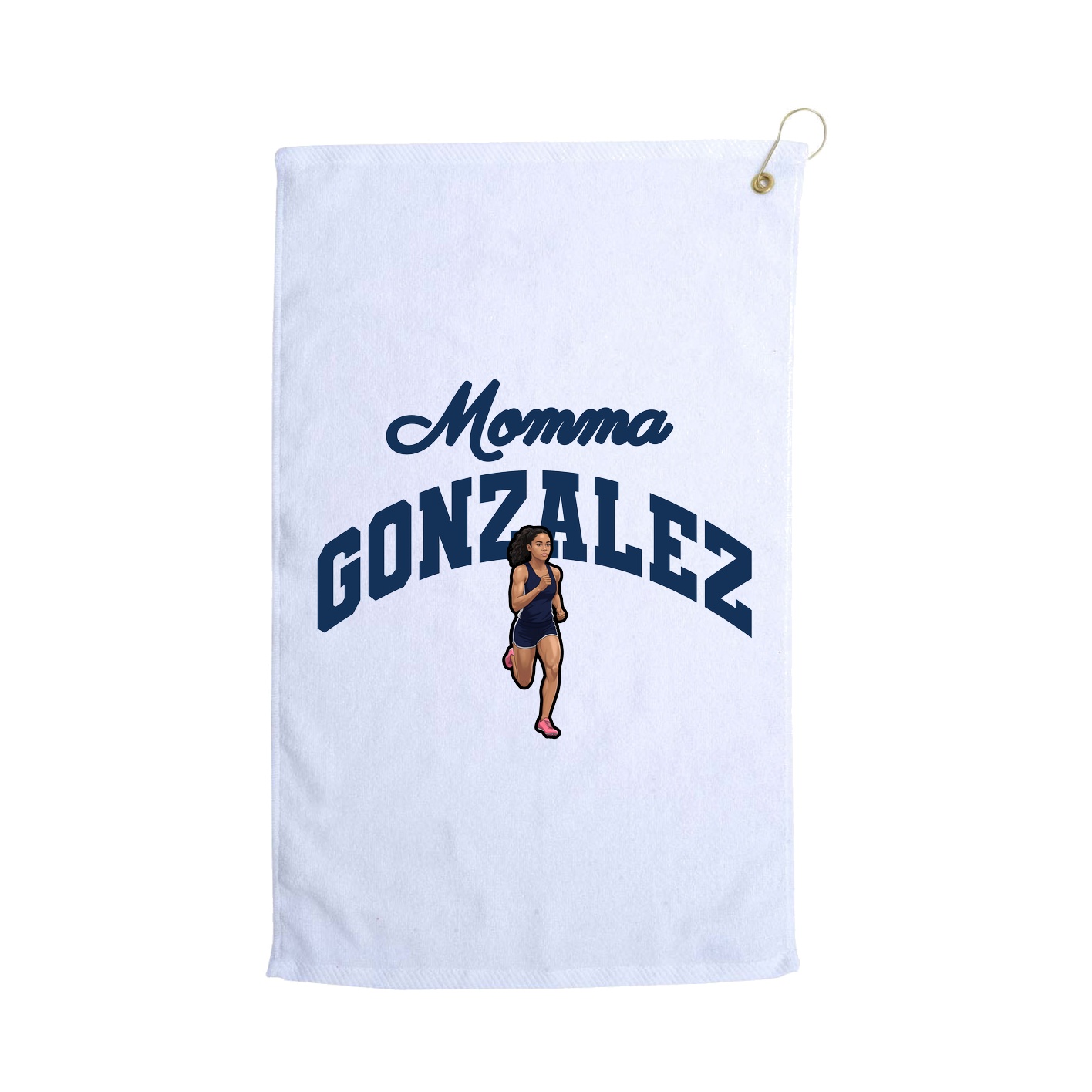 Golf Towel — Mothers Day Arch in White