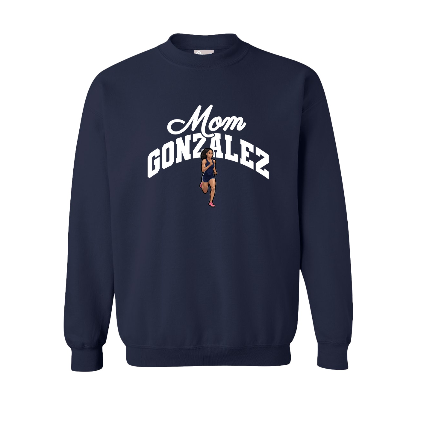 Fleece Crew — Mothers Day Arch in Navy