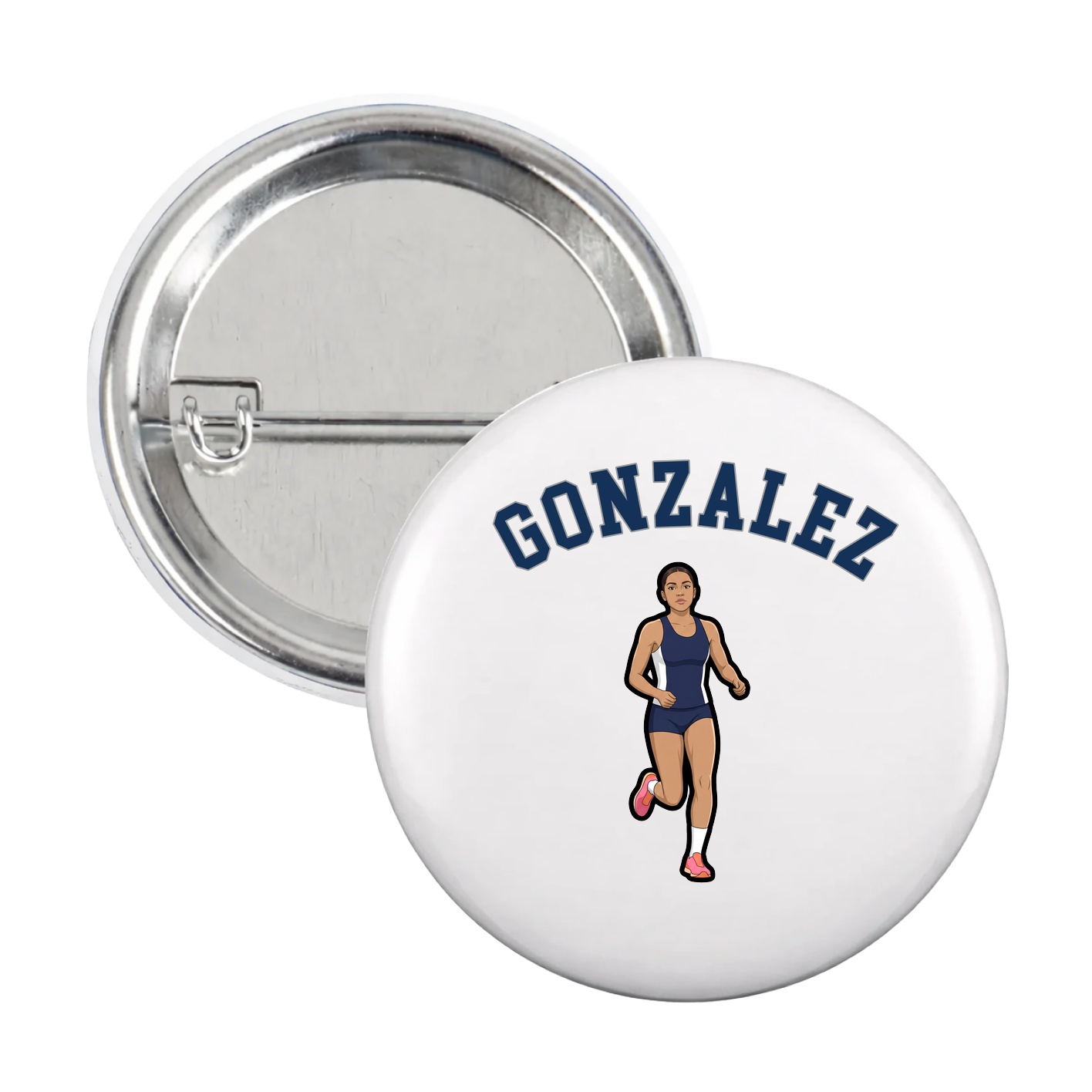 Game Day Button — Shirsey Arch in White