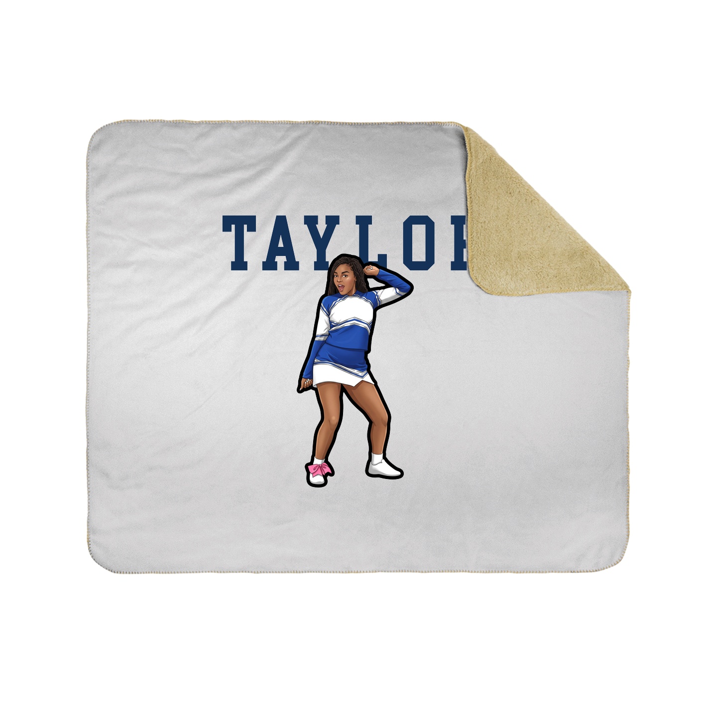 Throw Blanket — Shirsey in White