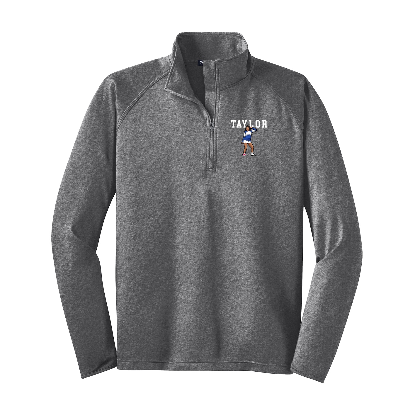 Q-Zip Pullover — Shirsey in Grey