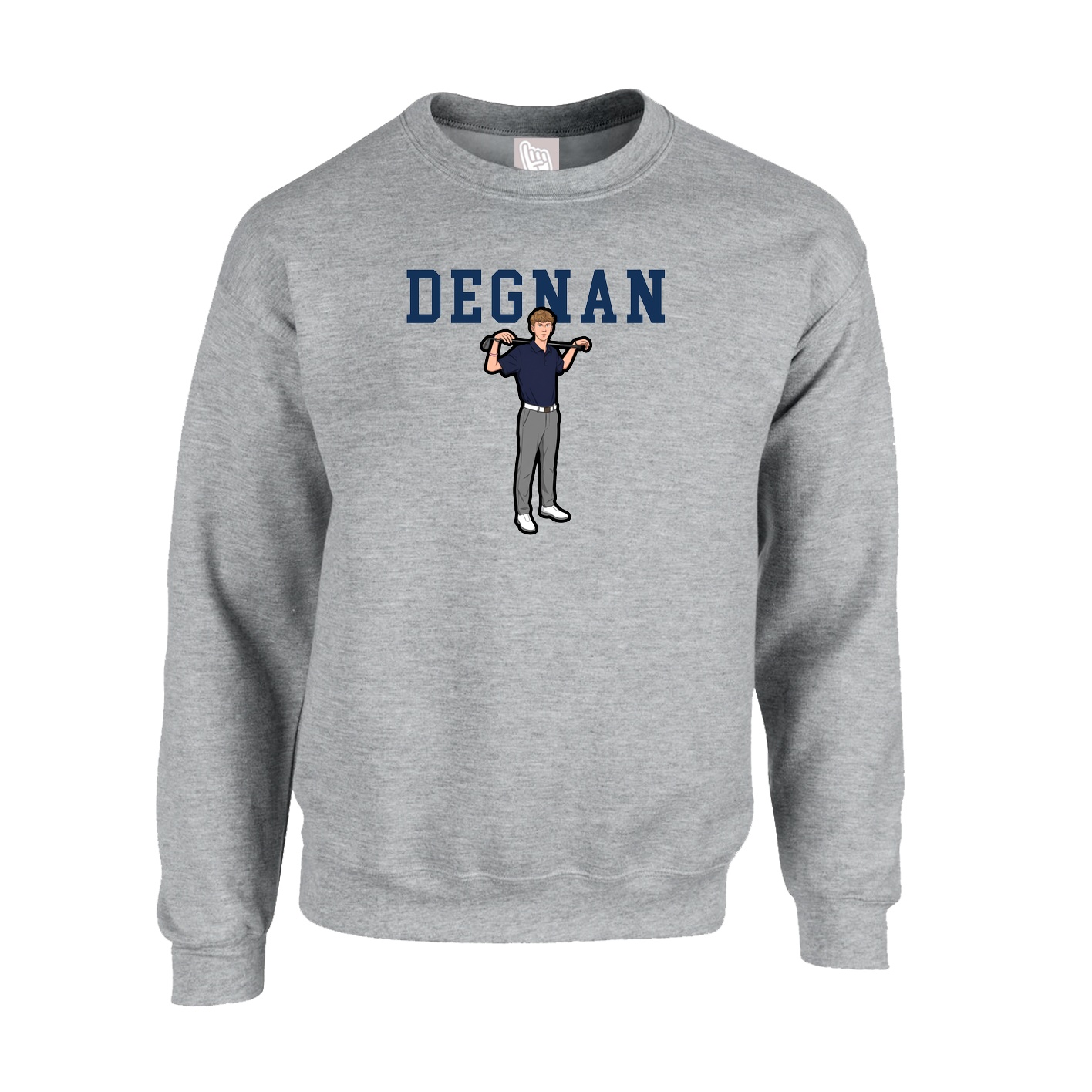 Fleece Crew — Shirsey in Grey
