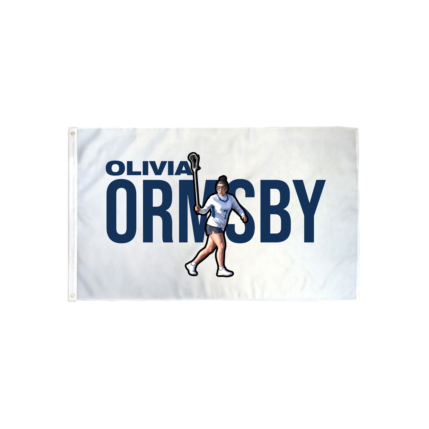 3x5 Flag — Player Name in Classic