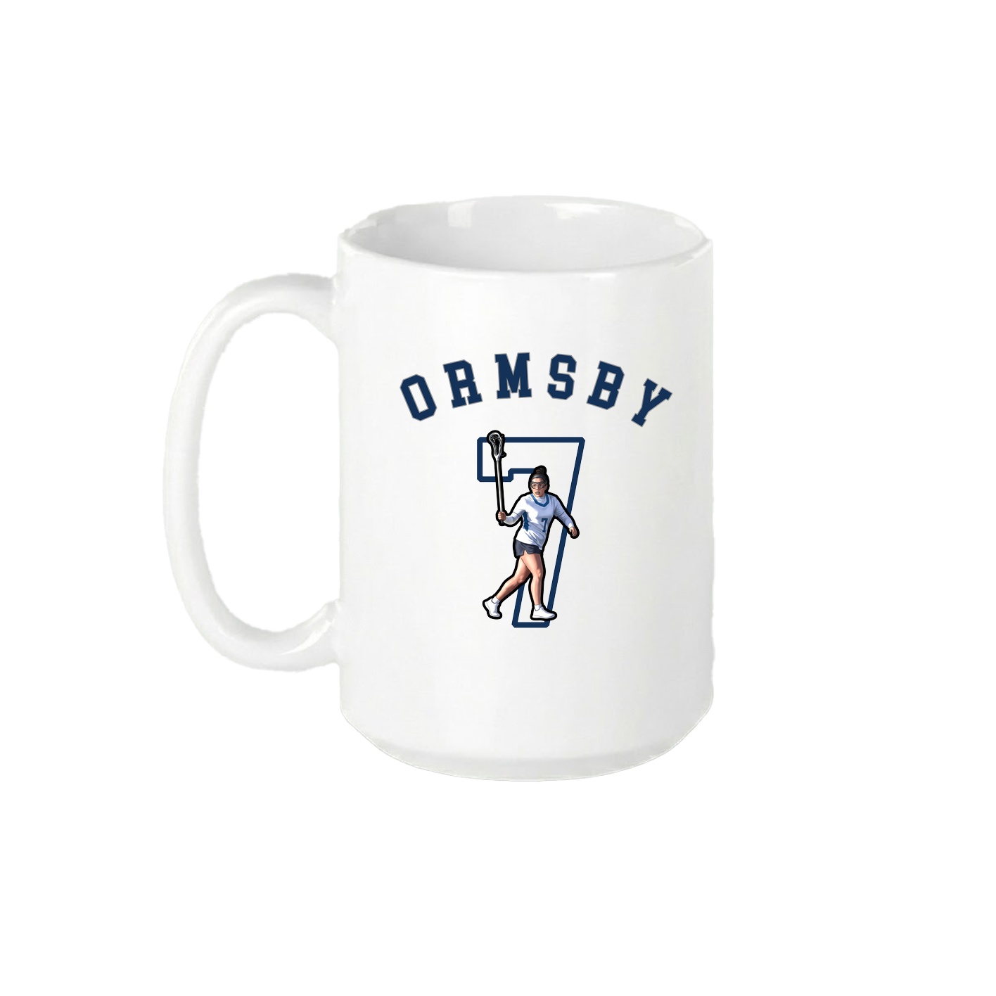 15oz Coffee Mug — Shirsey Arch in White