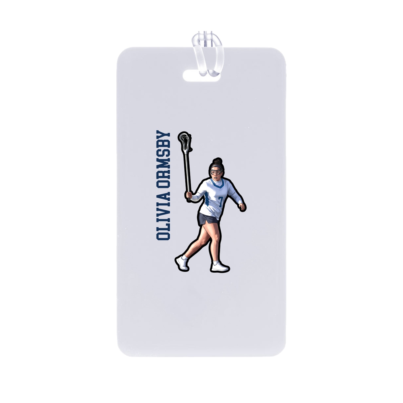 Bag Tag — Name Vertical in Classic