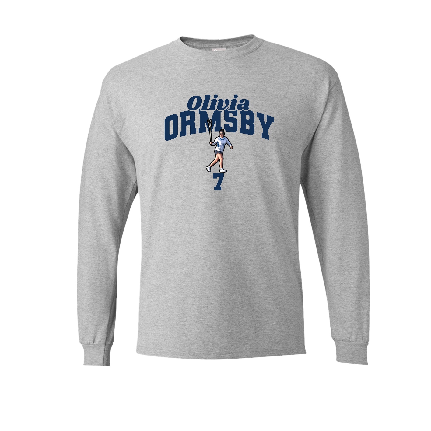 Long Sleeve Tee — Signature Arch in Grey