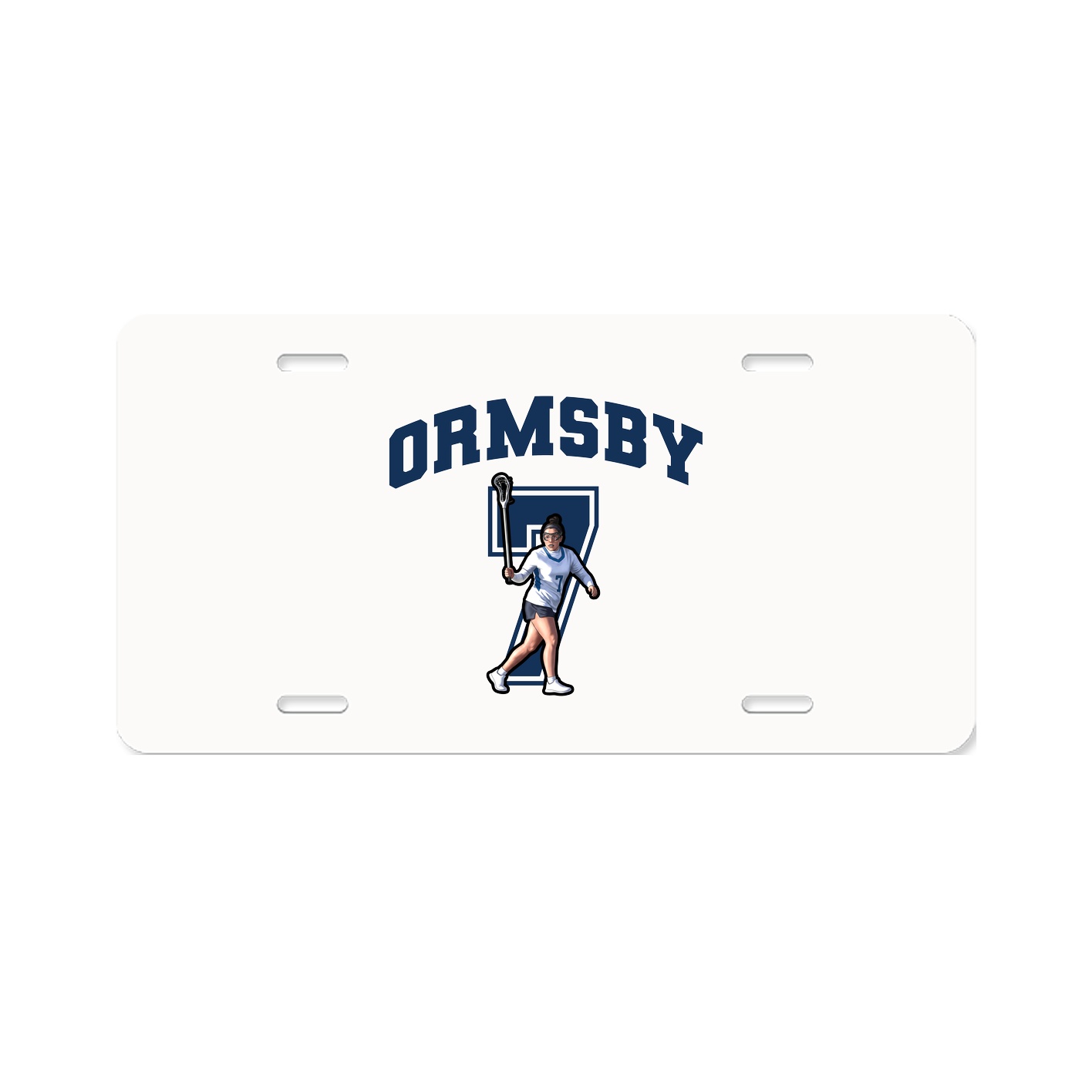 License Plate — Number in Classic