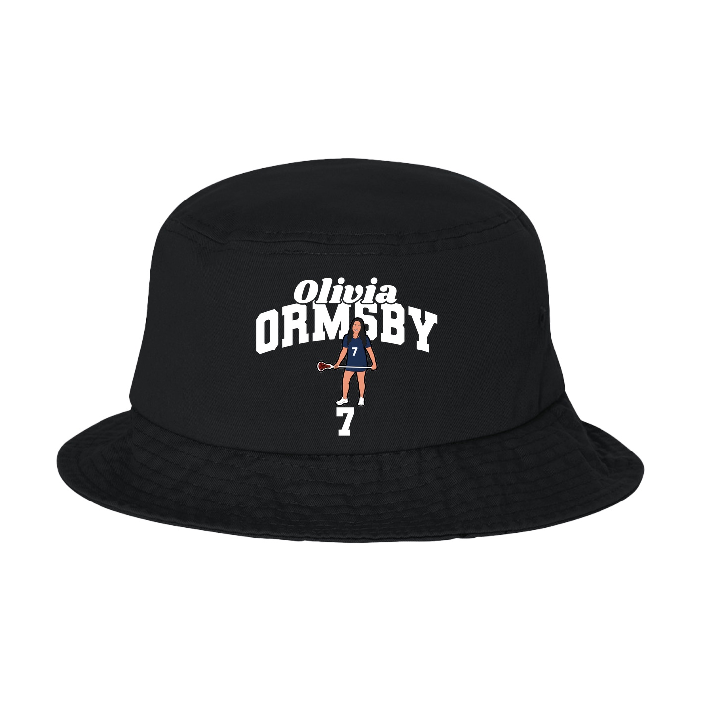 Bucket Cap — Signature Arch in Black