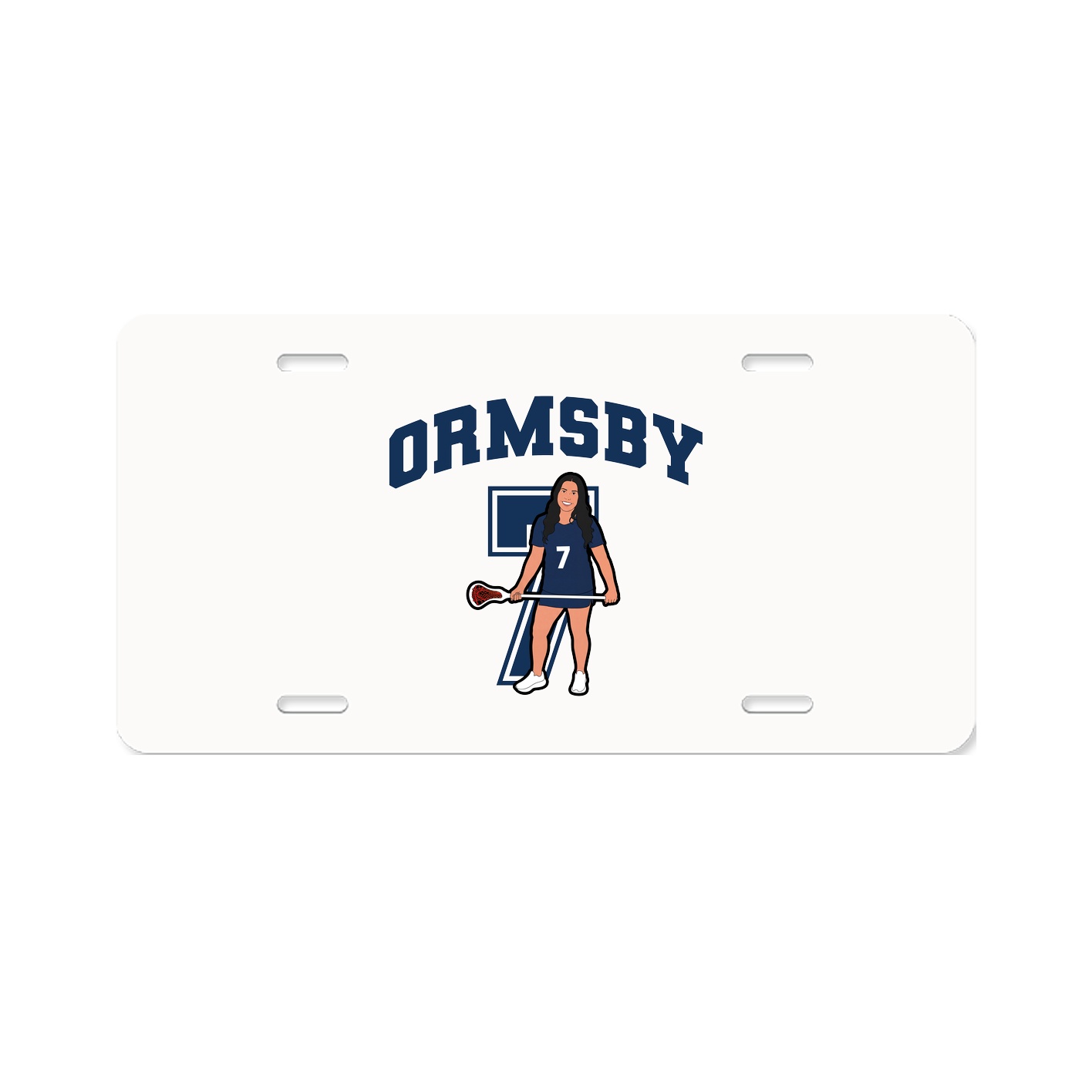 License Plate — Number in Classic