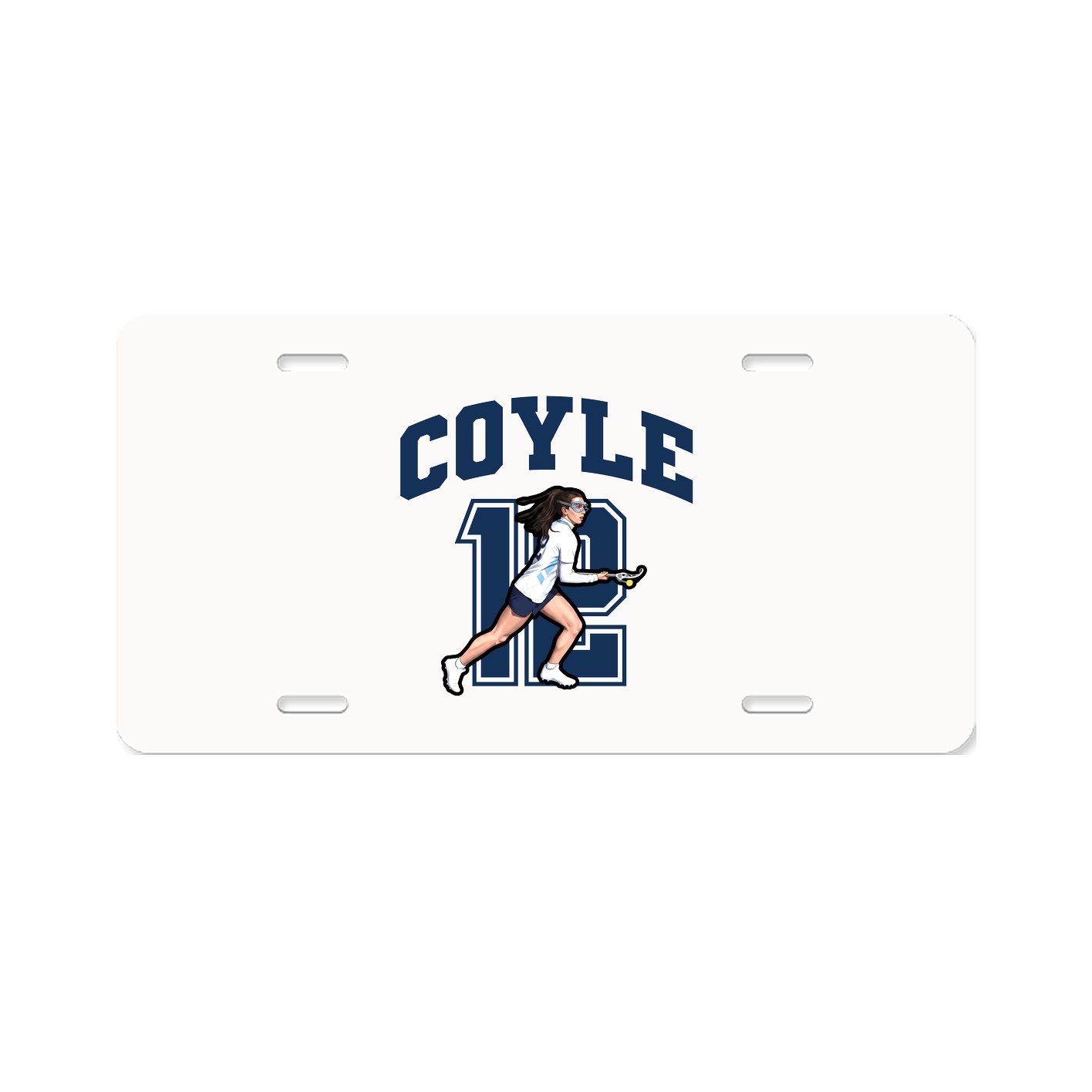 License Plate — Number in Classic