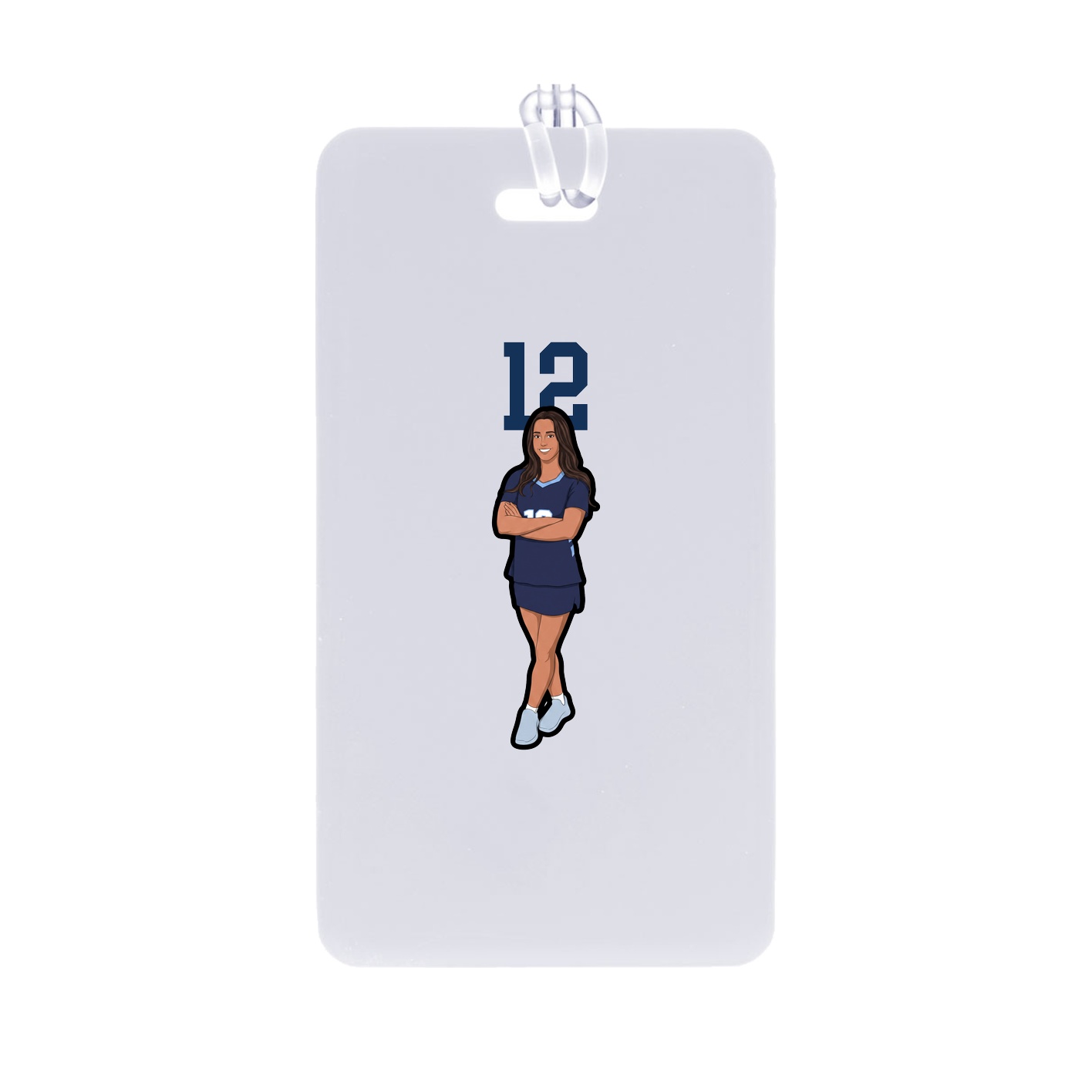 Bag Tag — Number Top in Classic