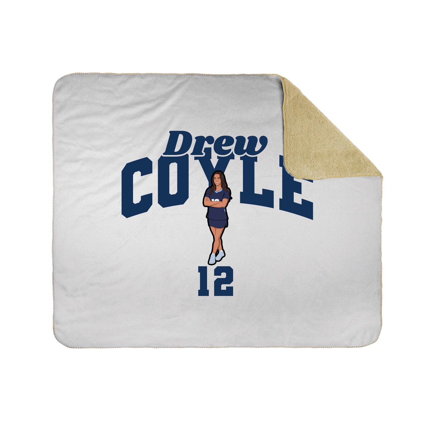 Throw Blanket — Signature Arch in White