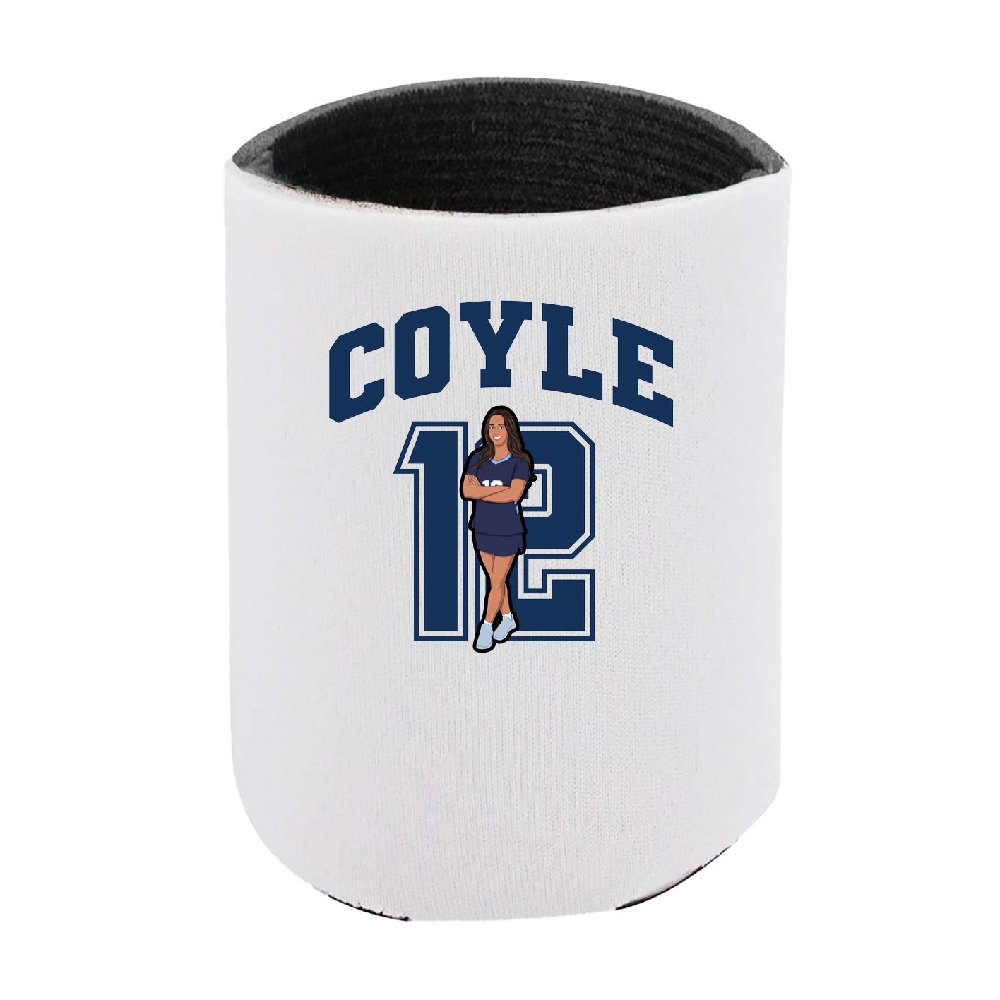 Can Holder — Number in White